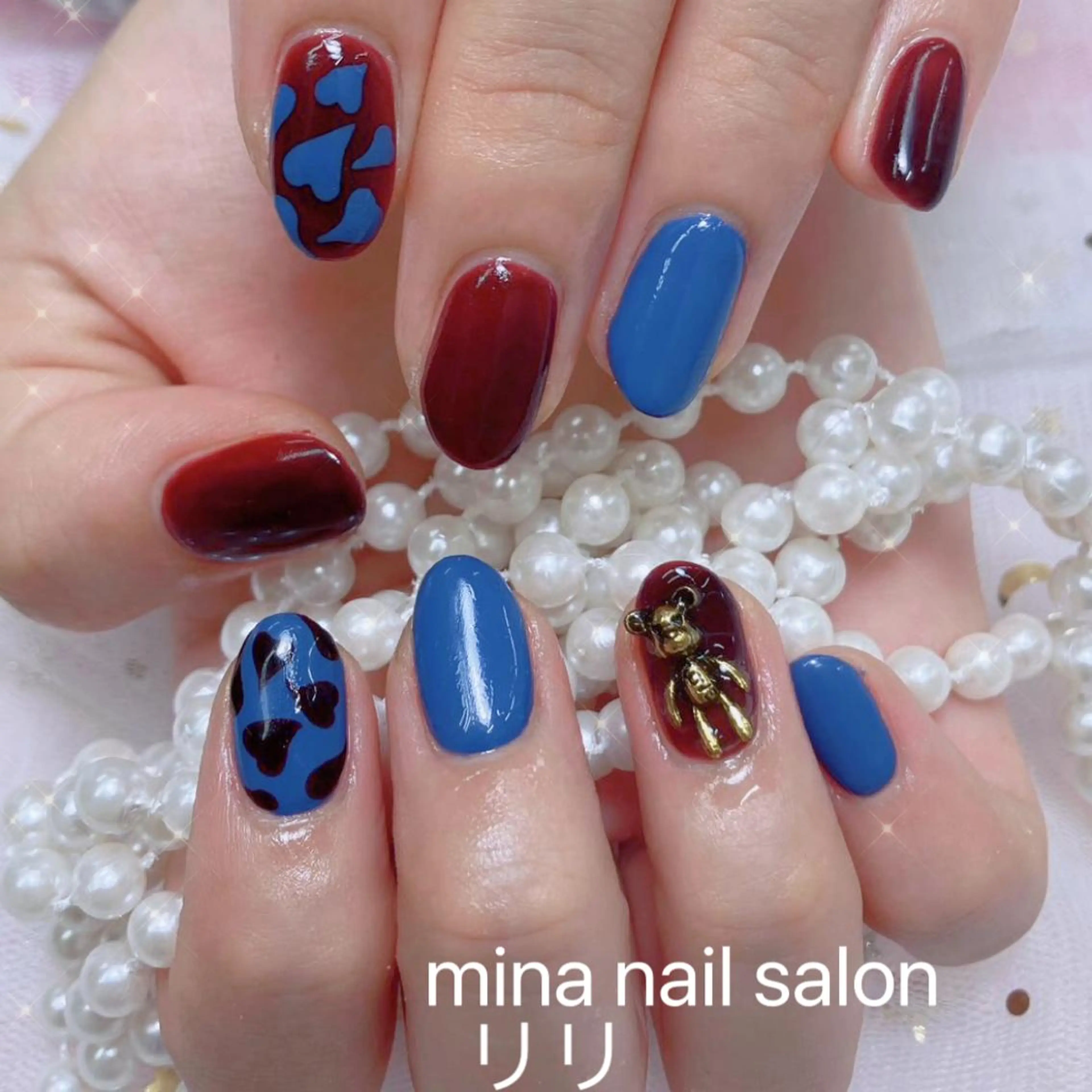 ネイル Mina🧸 韓国風ネイル🎀のネイルデザイン