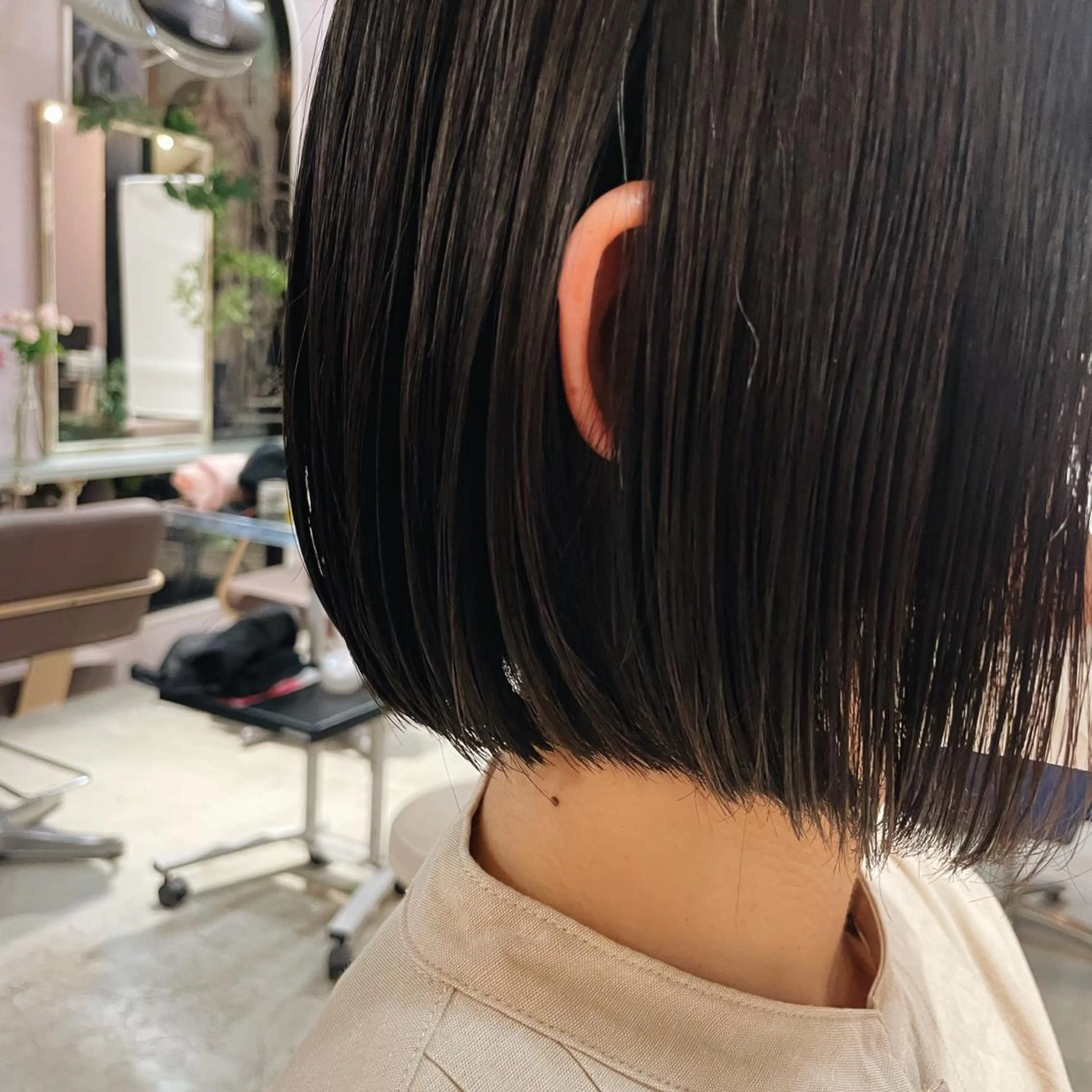 ショート ボブ デジパモデル/ SAKIのヘアスタイル