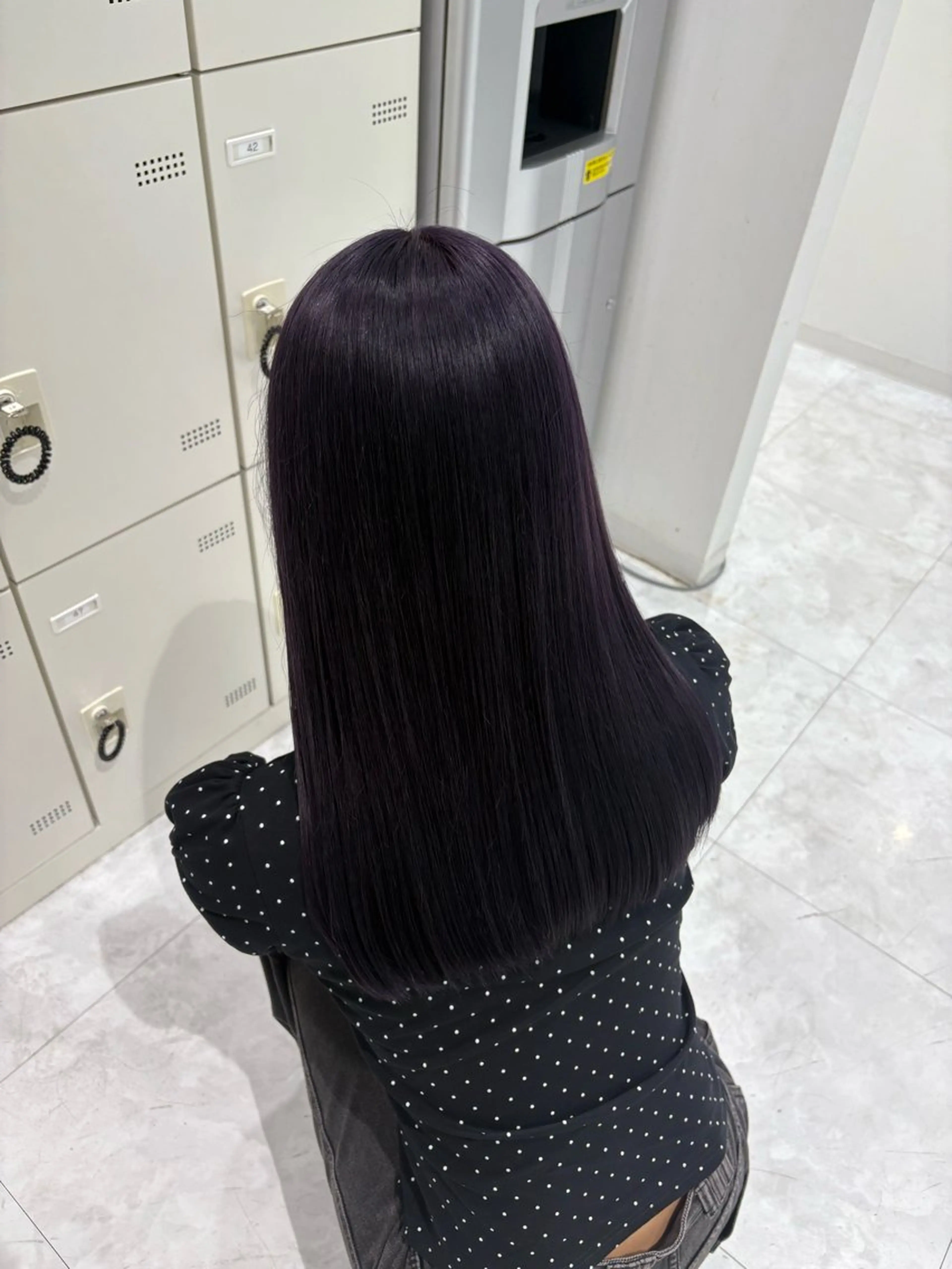 セミロング カラー ヘアカラー 🤍ྀི透ける寒色 Cocoa🤍ྀིのヘアスタイル