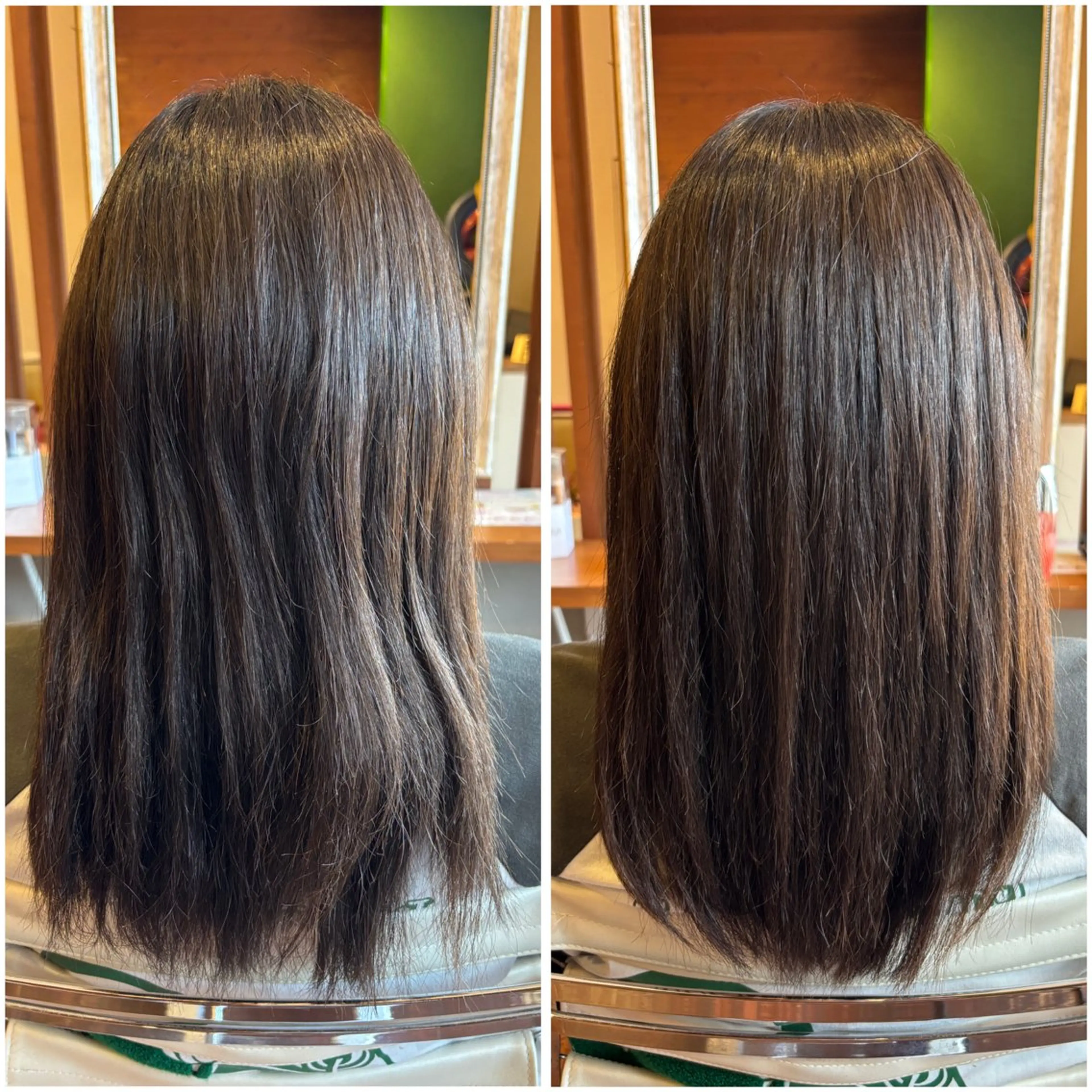 セミロング カット トリートメント peal ark いろはのヘアスタイル