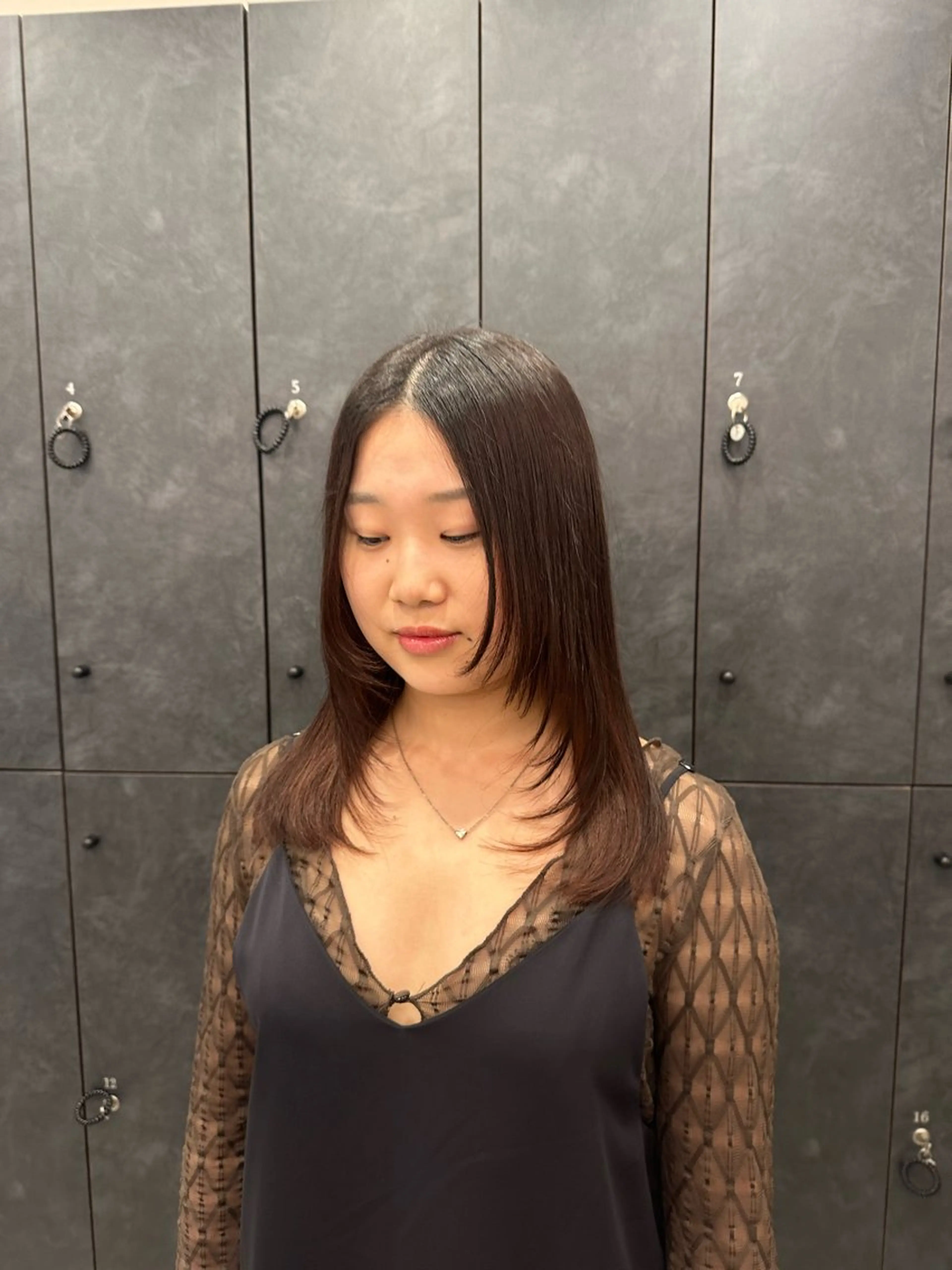 セミロング 銀座 / シマムラミホのヘアスタイル