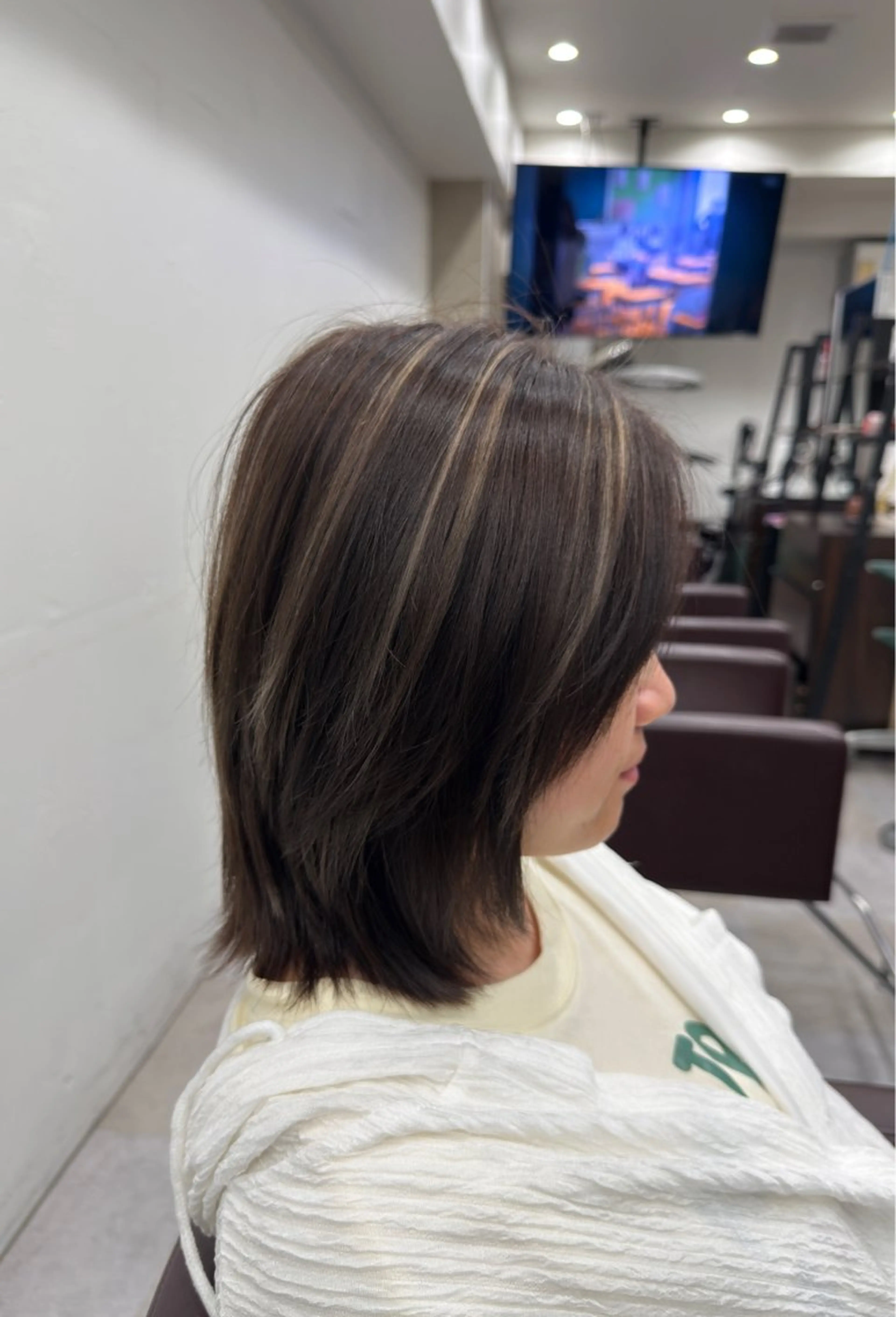 カラー カット ヘアカラー 尹兆奎美容室所属・パーマ/ブリーチ 新大久保/シンのヘアスタイル