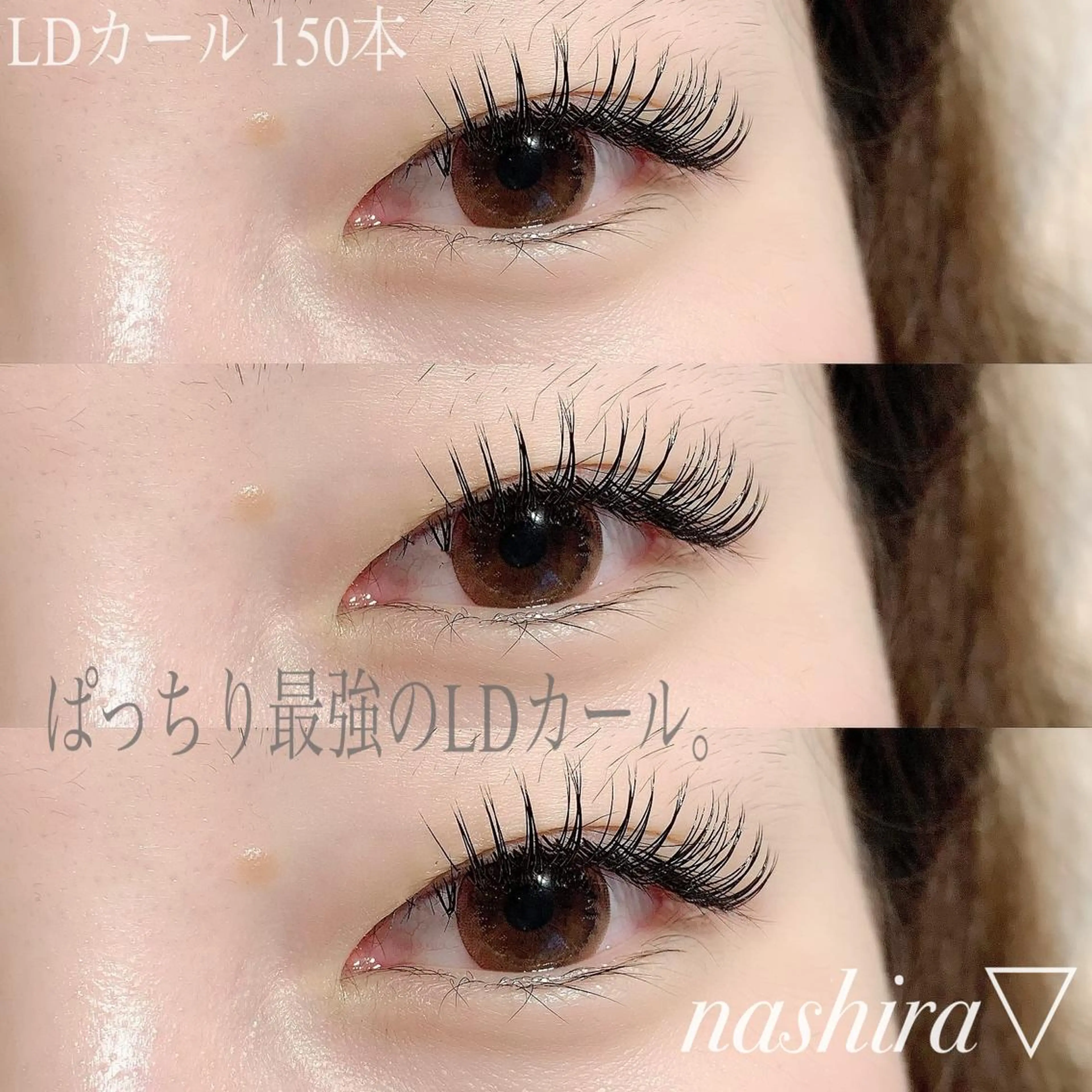 マツエク・マツパ Dカール マツエク nashira -ナシラ- 恵比寿のマツエク・マツパデザイン