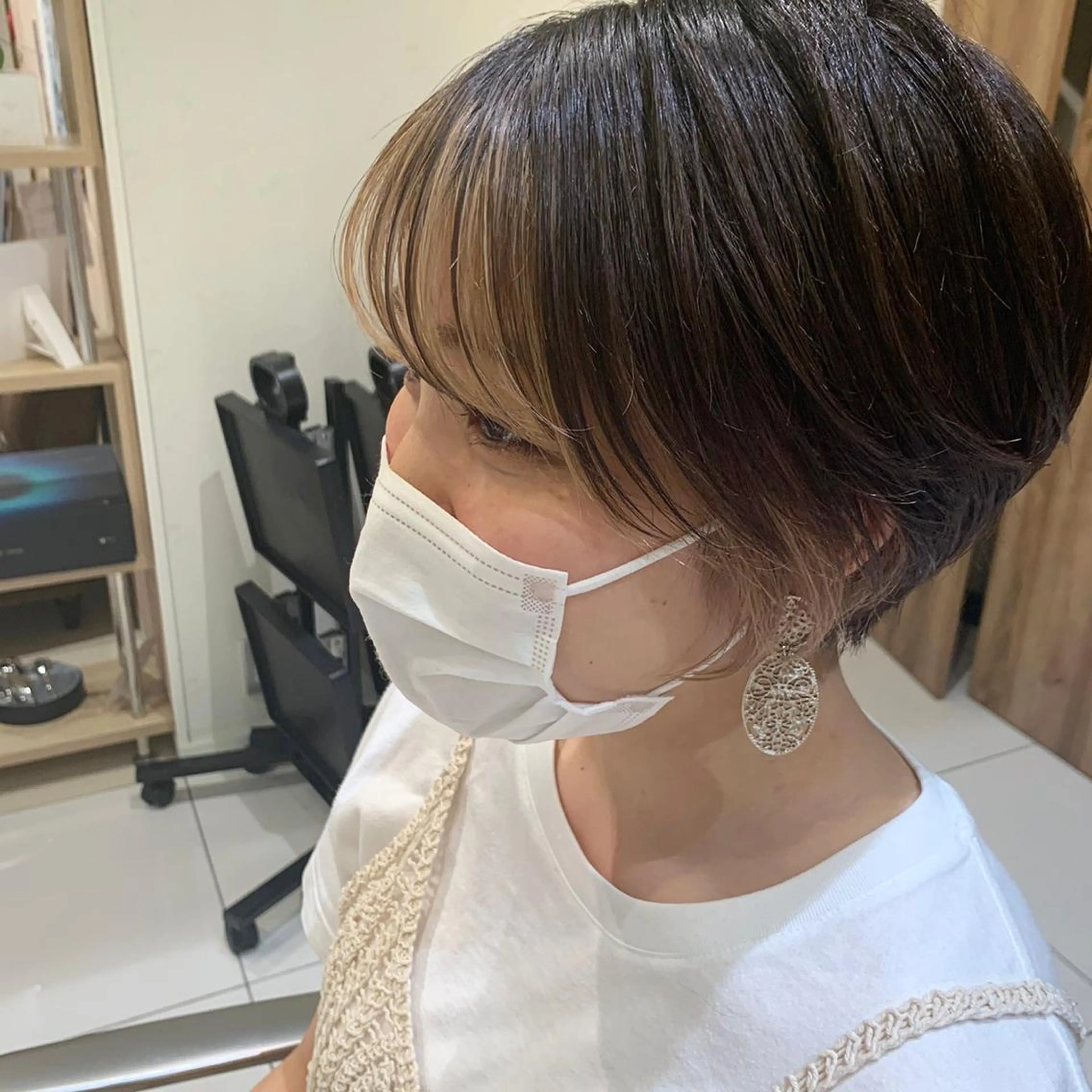 ショート カラー 韓国風デザイン 💐MIZUKI💐のヘアスタイル