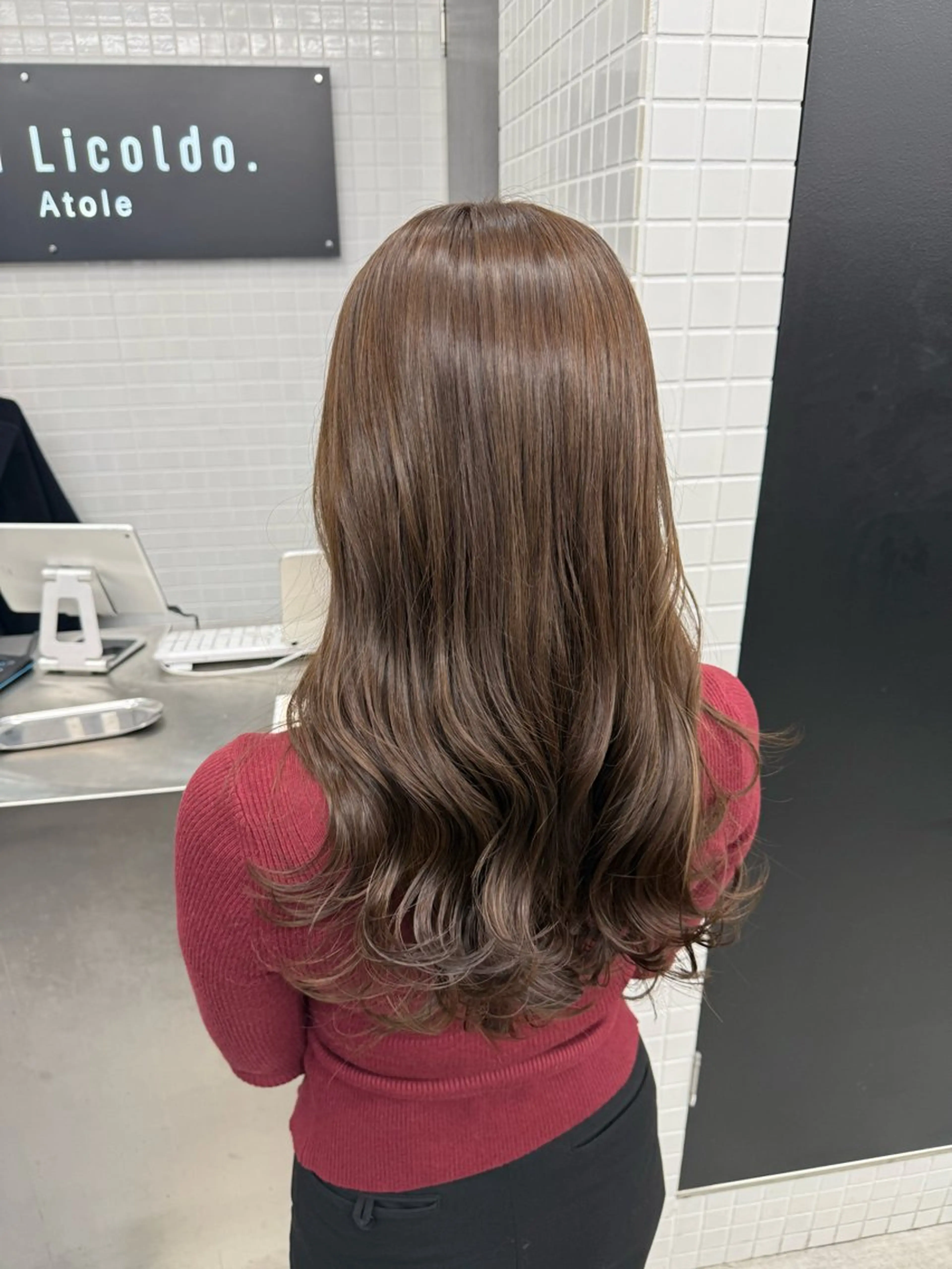 ロング カラー カット ヘアカラー トリートメント Bei Licoldo.Atole【ベイ リコルド アトリ】所属・古田 昂也のヘアスタイル