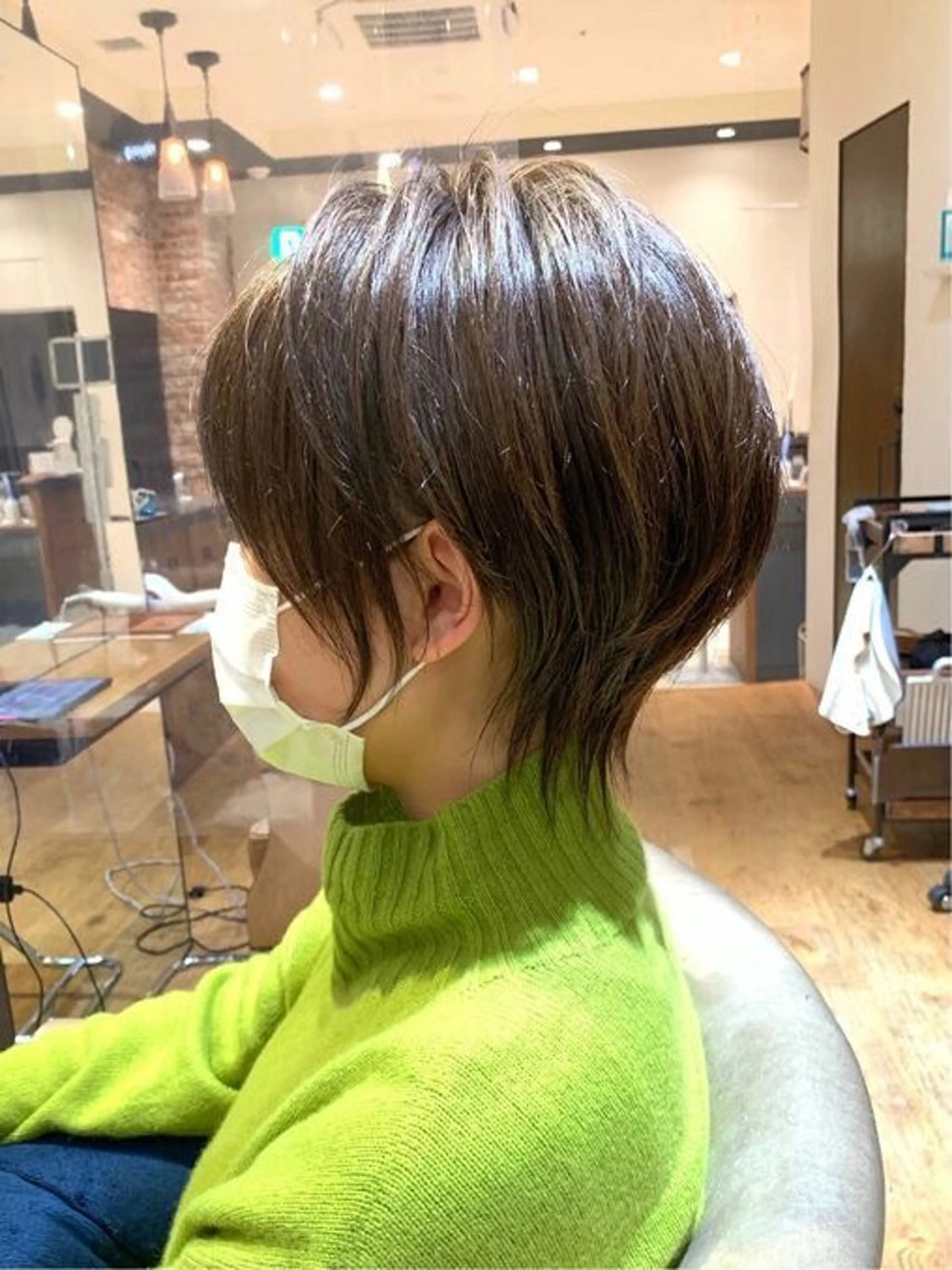 ショート カット ヘアカラー トリートメント 無料カットモデル/ ショート特化/荒砂のヘアスタイル
