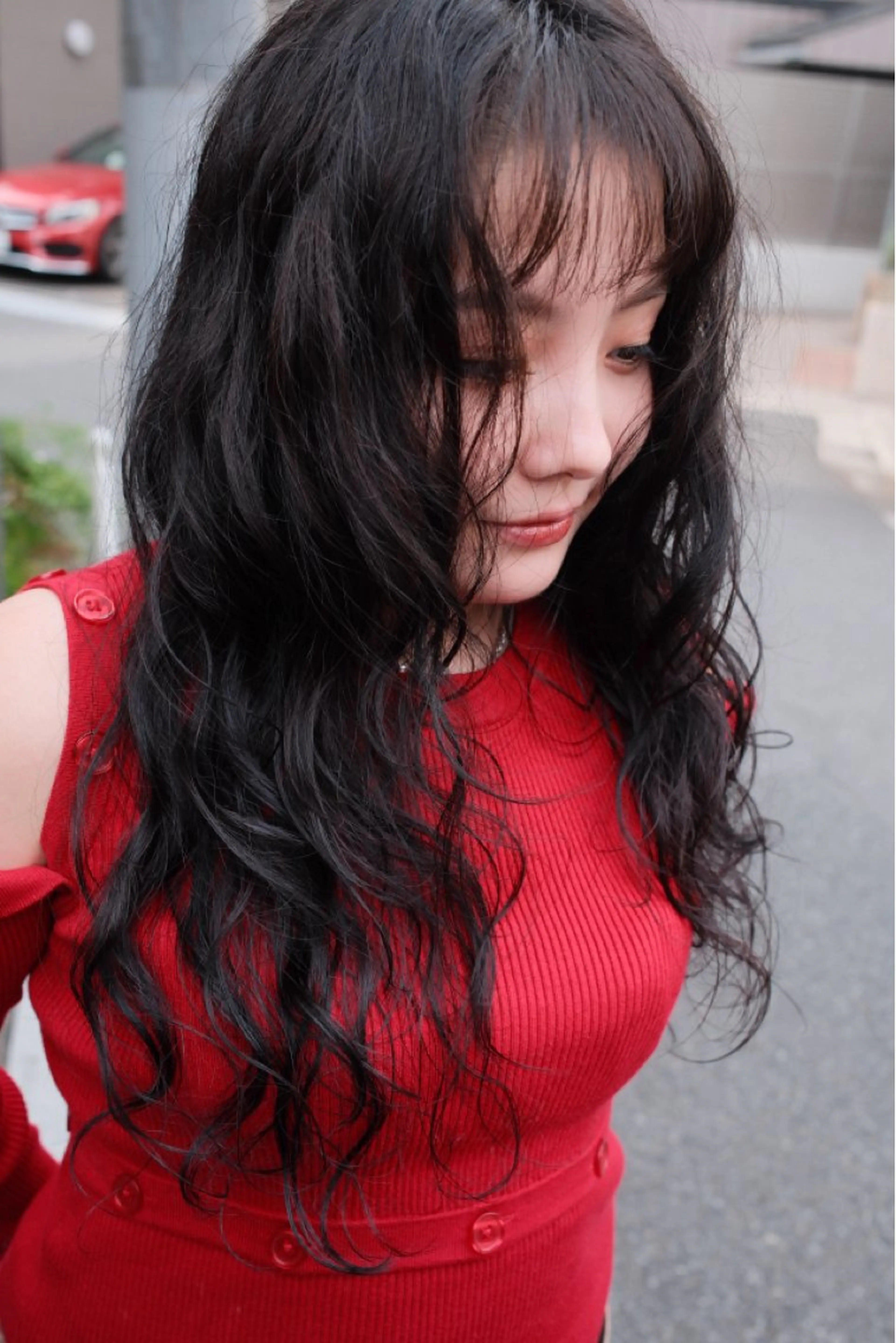 ロング パーマ ボブ ウルフカット スパイラルパーマ カット パーマ 【お洒落パーマ】 Elme　肥塚康汰郎のヘアスタイル