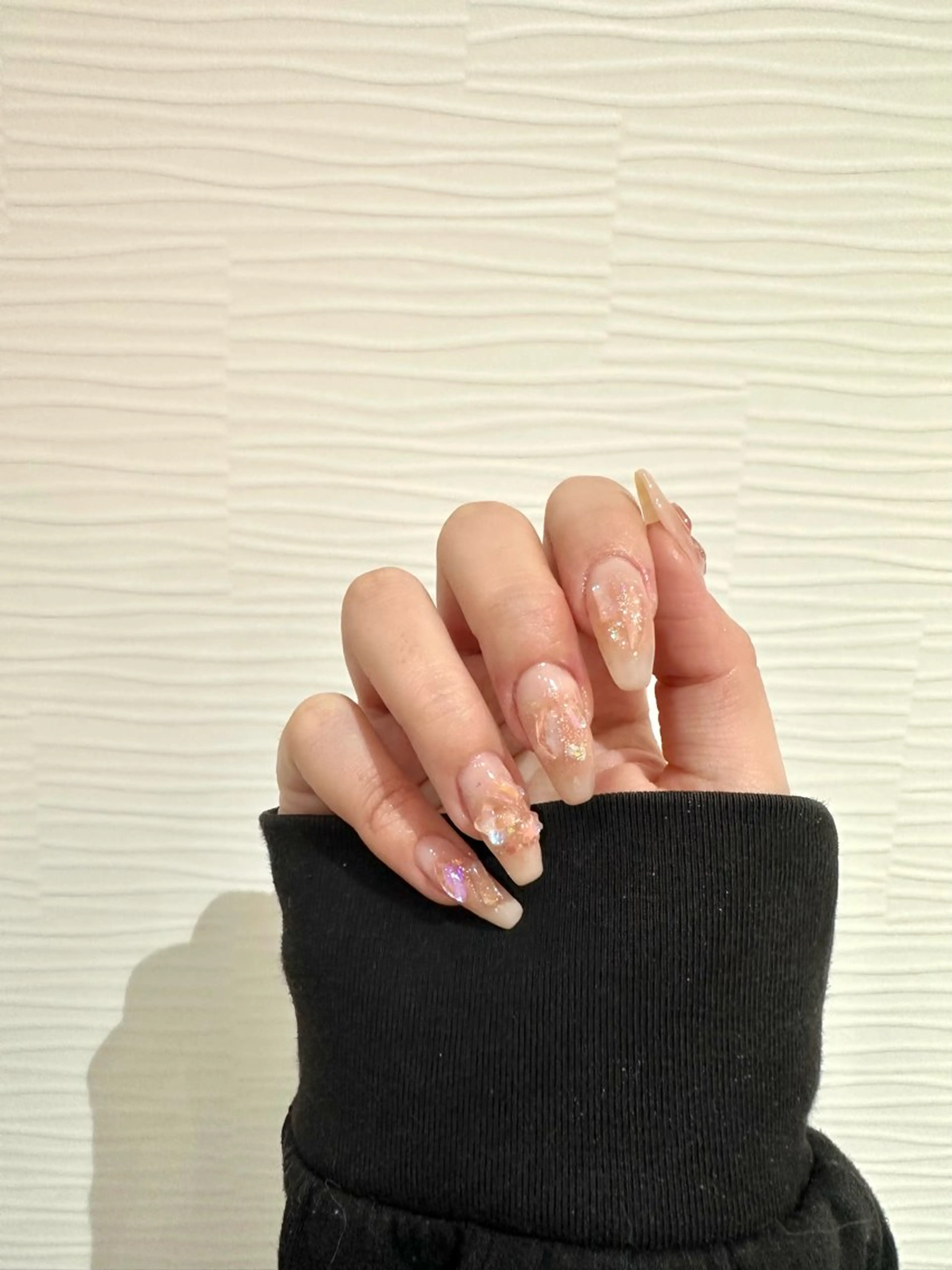 ネイル チークネイル ハンドネイル Bianca 🩵 Ayakoのネイルデザイン