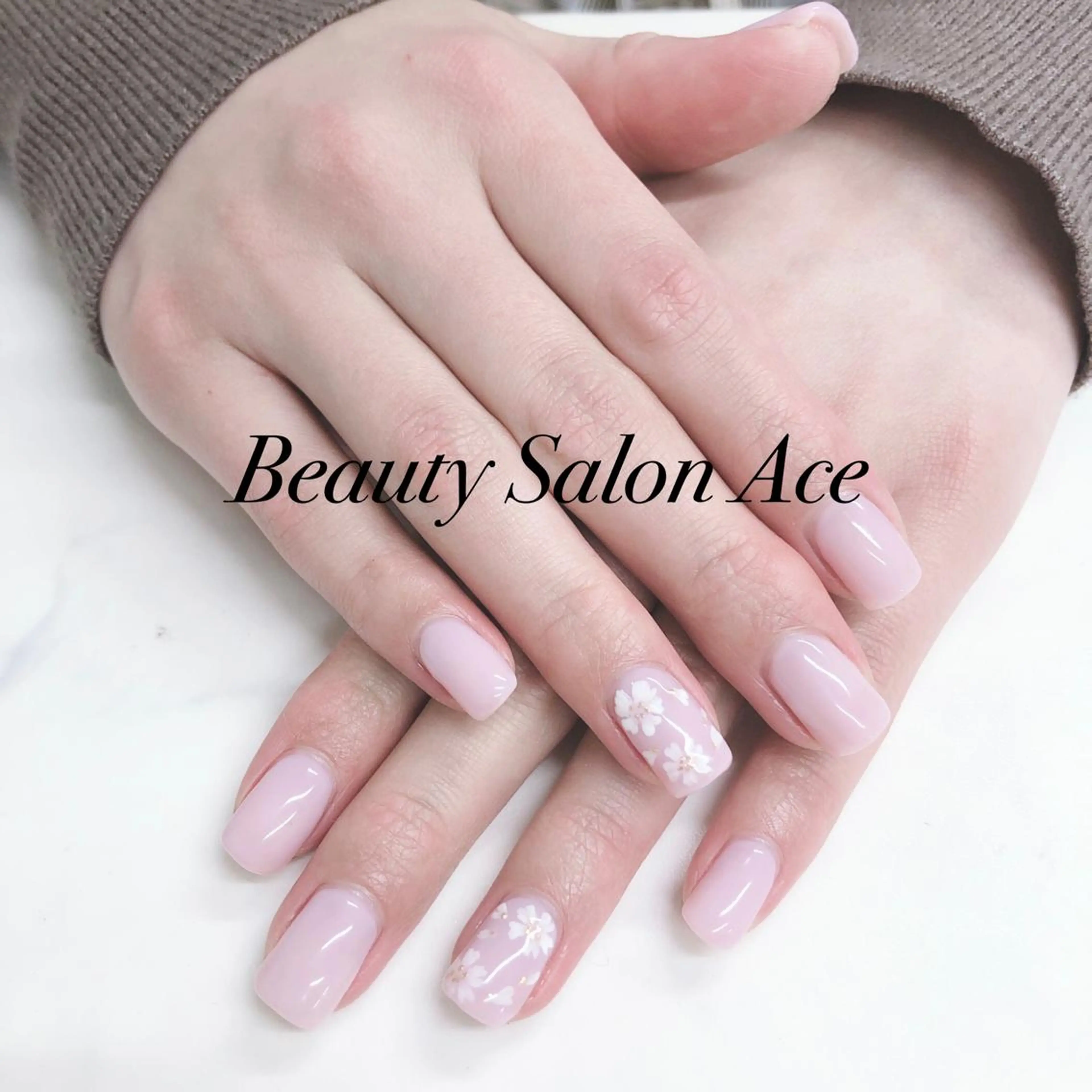 ネイル メンズネイル 春ネイル ハンドネイル ハンドケア Beauty Salon Ace（ネイルサロン　エース）所属・池袋フィルイン Ace♡長さだしのネイルデザイン