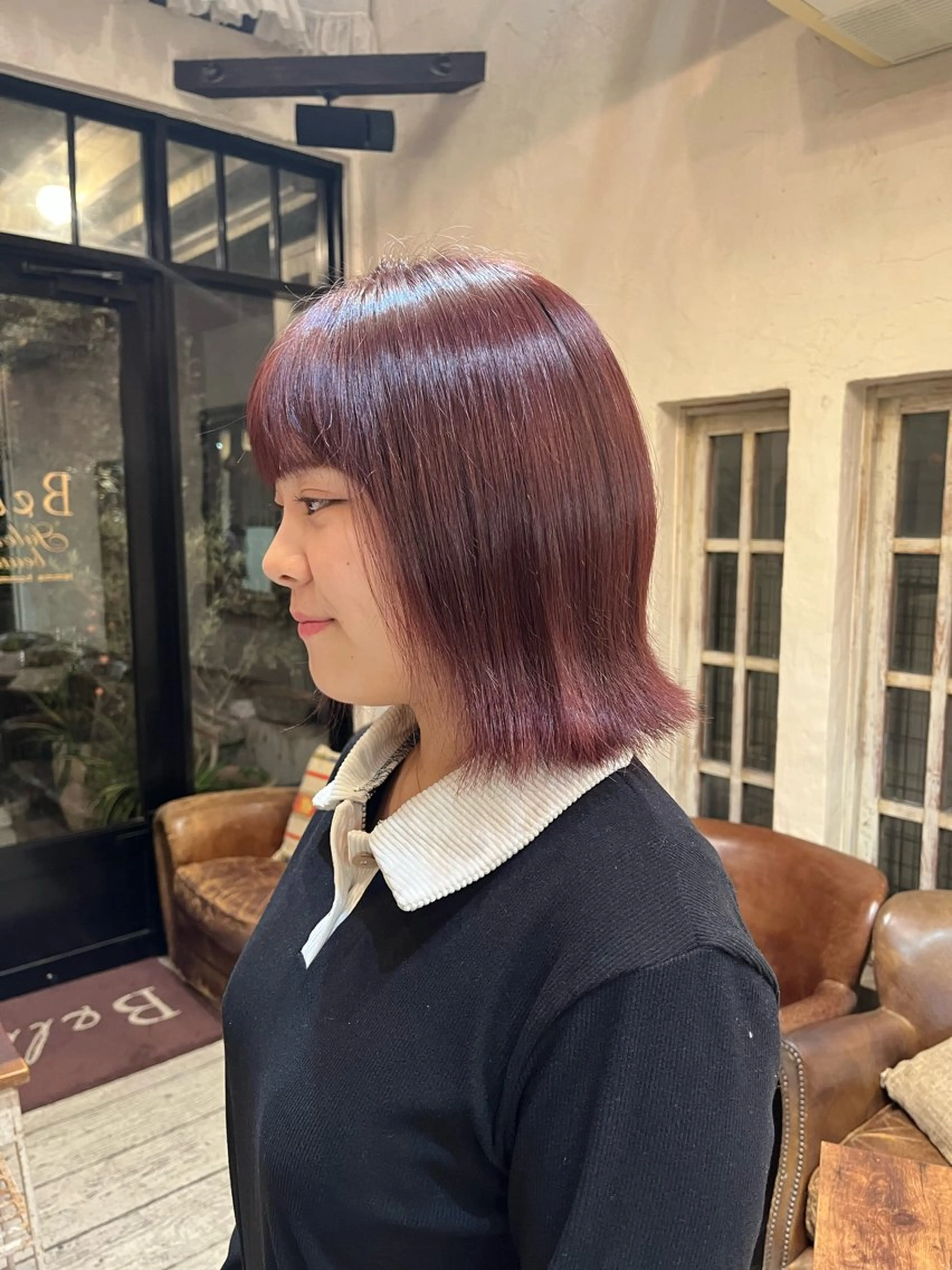 ミディアム Belle 並木通り店所属・rena/ パーマ/カラーのヘアスタイル