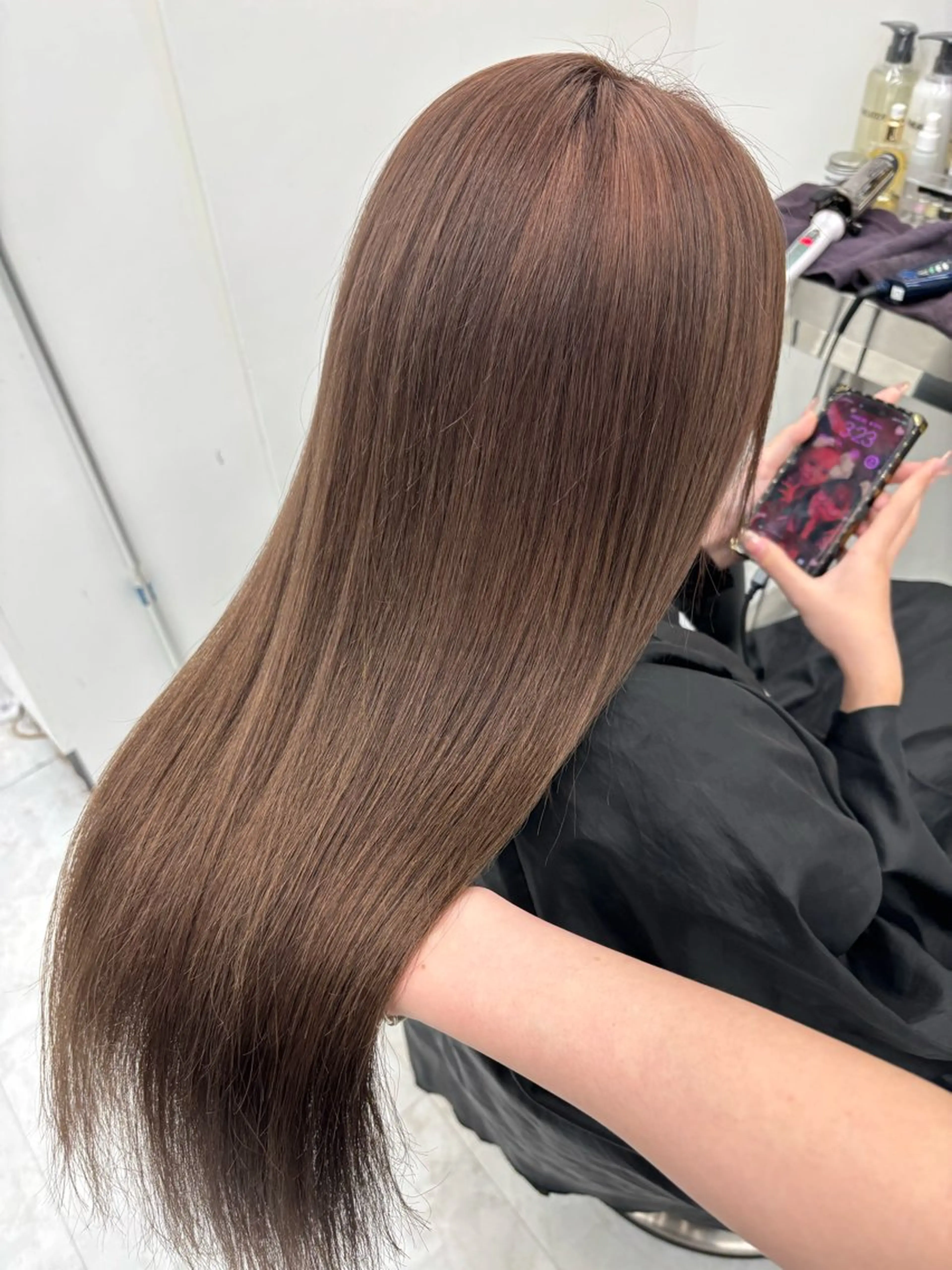 ロング ヘアカラー Wカラー/暖色/べ ージュりく©︎🐝のヘアスタイル