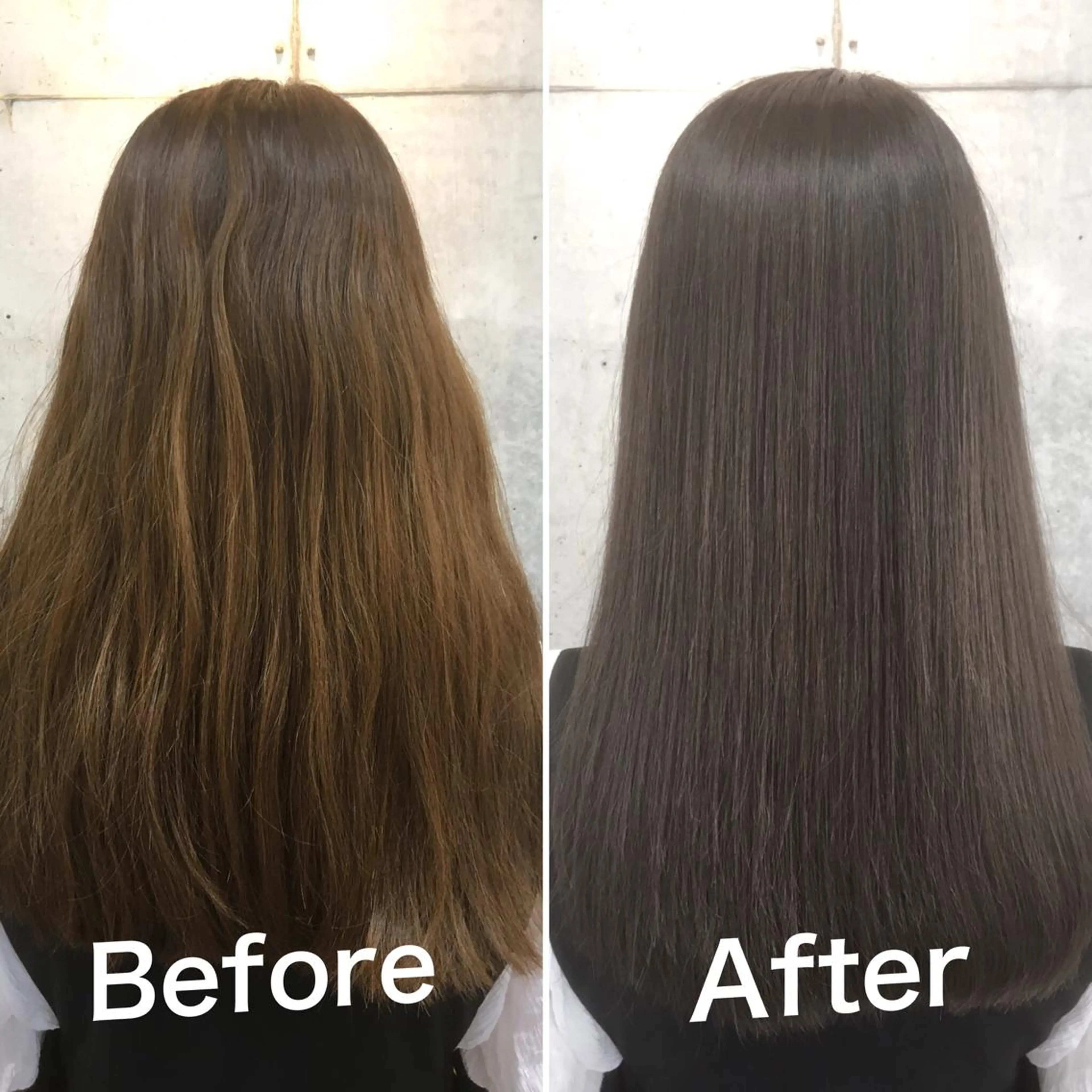 カラー アディクシーカラー オレンジ カット 縮毛矯正 佐瀬竜矢PRIMAL /portのヘアスタイル