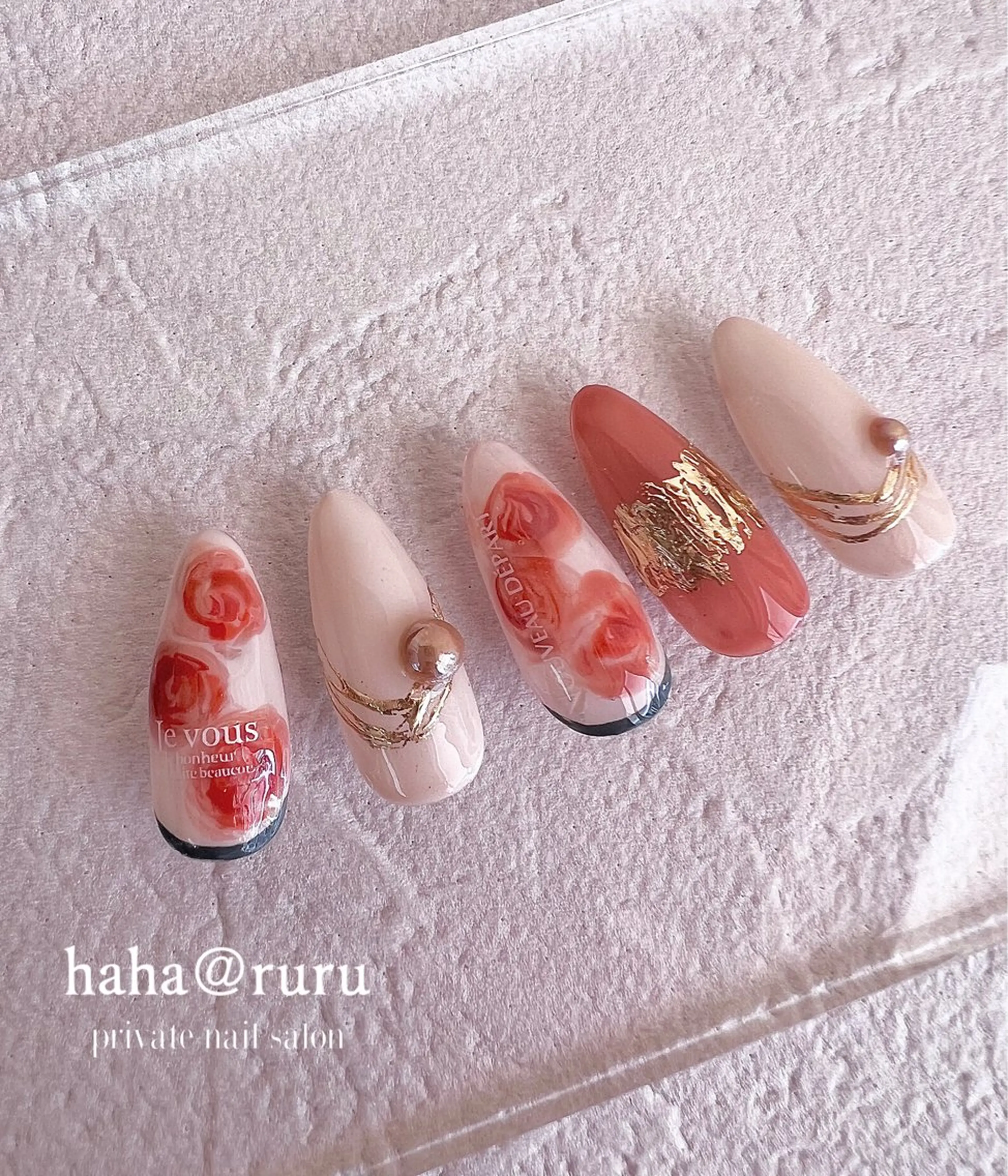ネイル ハンドネイル haha@ ruruのネイルデザイン