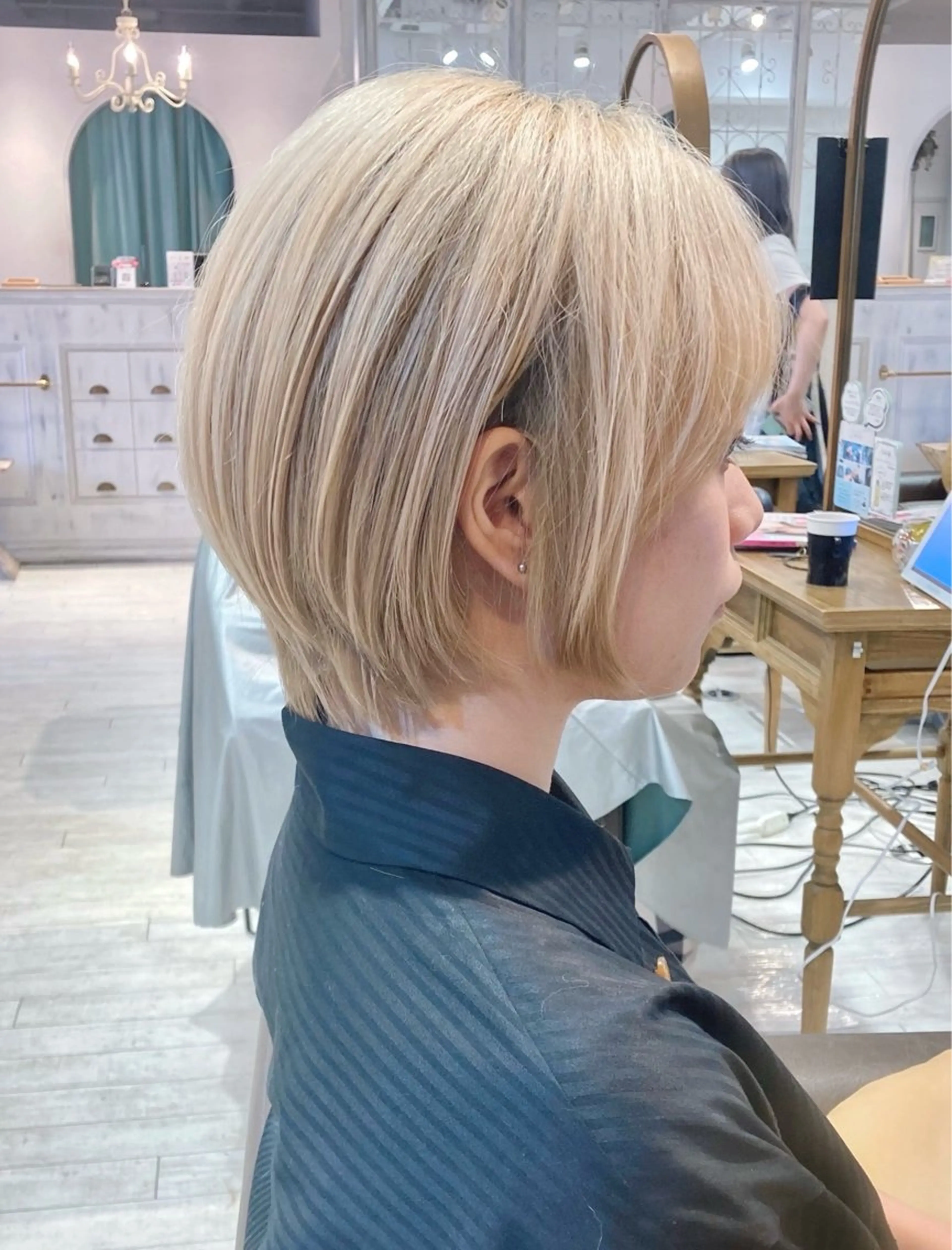 ショート カット トリートメント レイヤー/メンズ 竹田凪儀のヘアスタイル