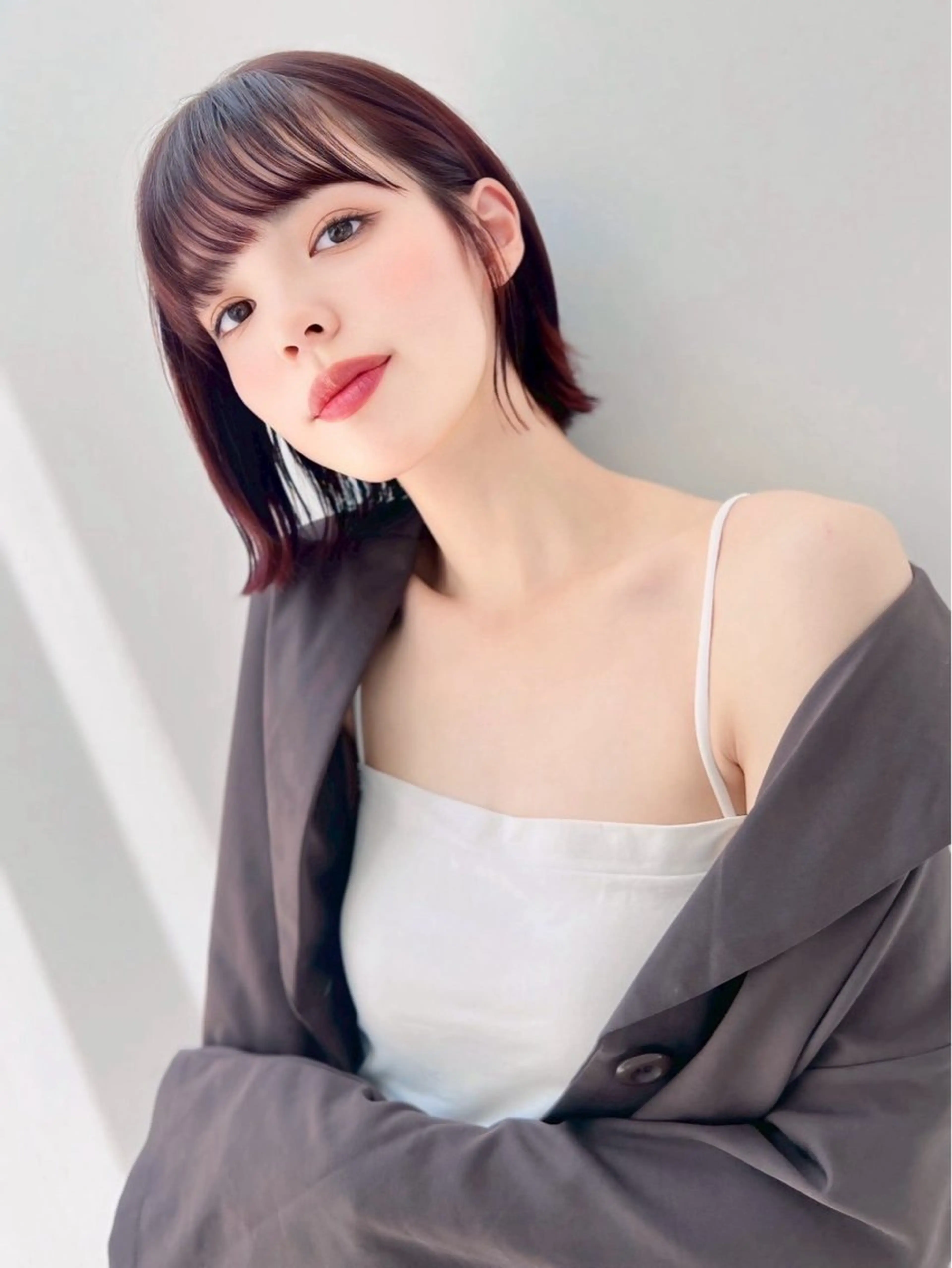 ショート ヘアカラー トリートメント 浅井 琥珀のヘアスタイル