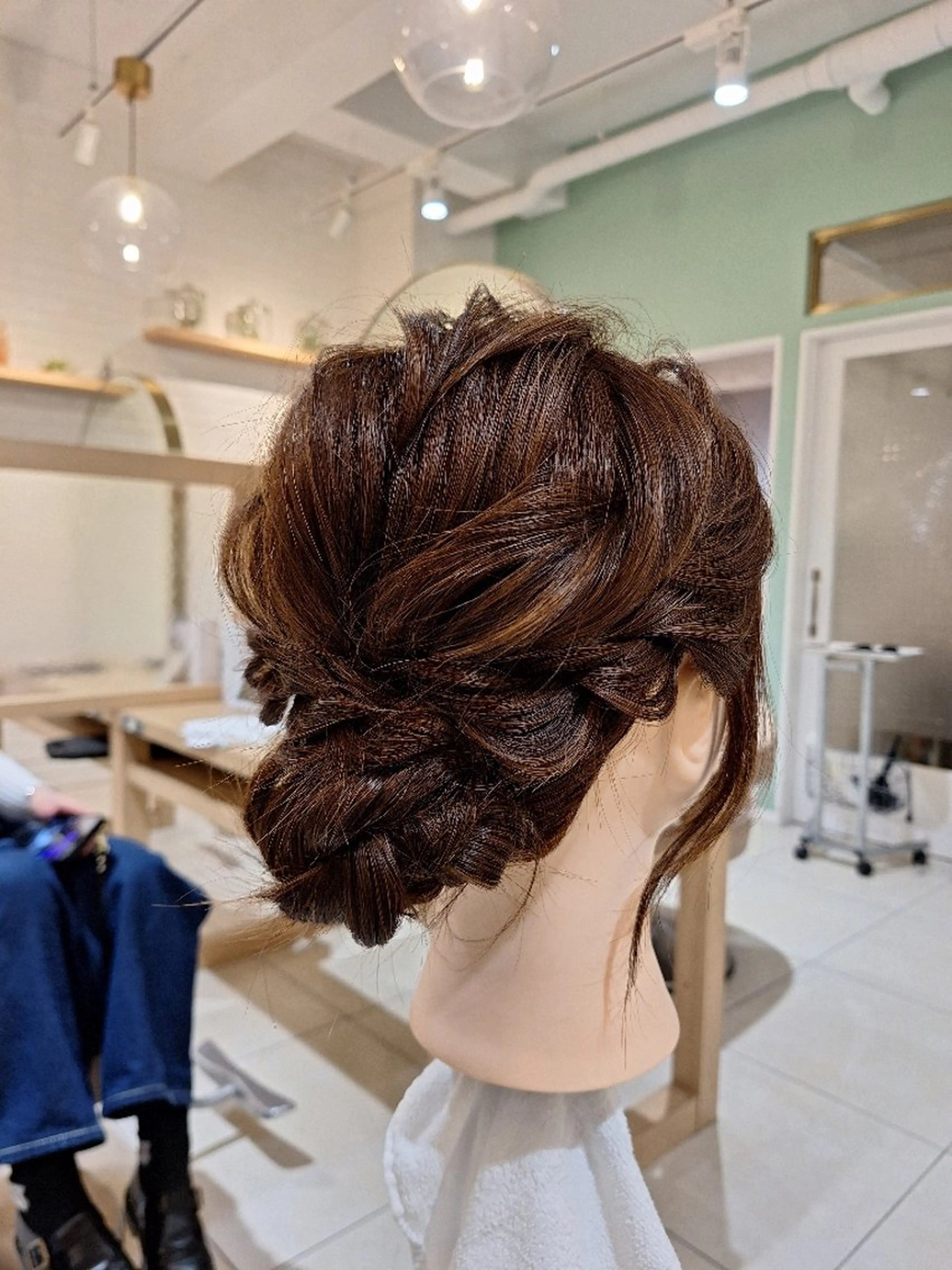 ヘアアレンジ 艶髪縮毛矯正🪽💫 安田彩愛のヘアスタイル