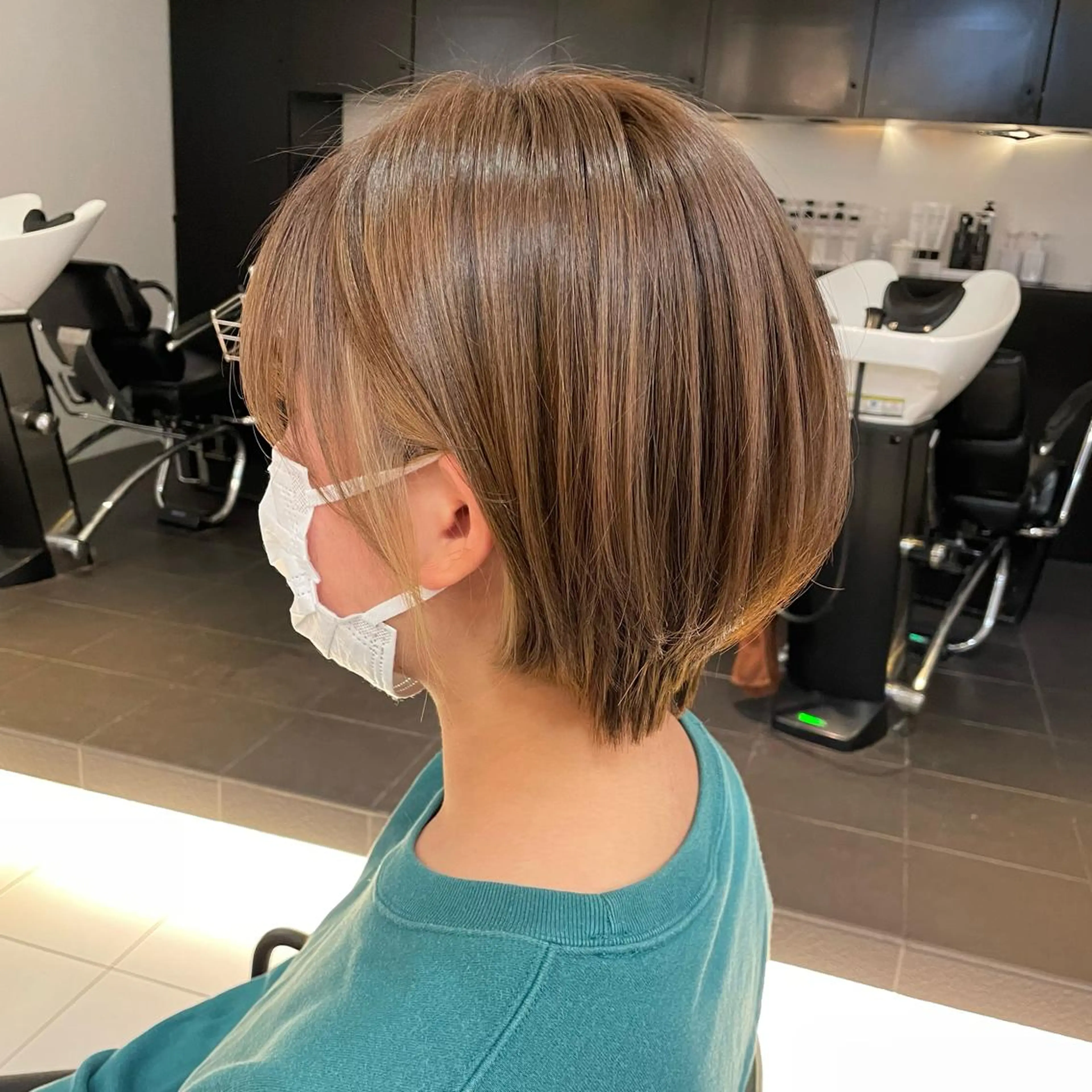 ショート カラー インナーカラー ショートヘア 透明感カラー/ 寺田千雅子のヘアスタイル