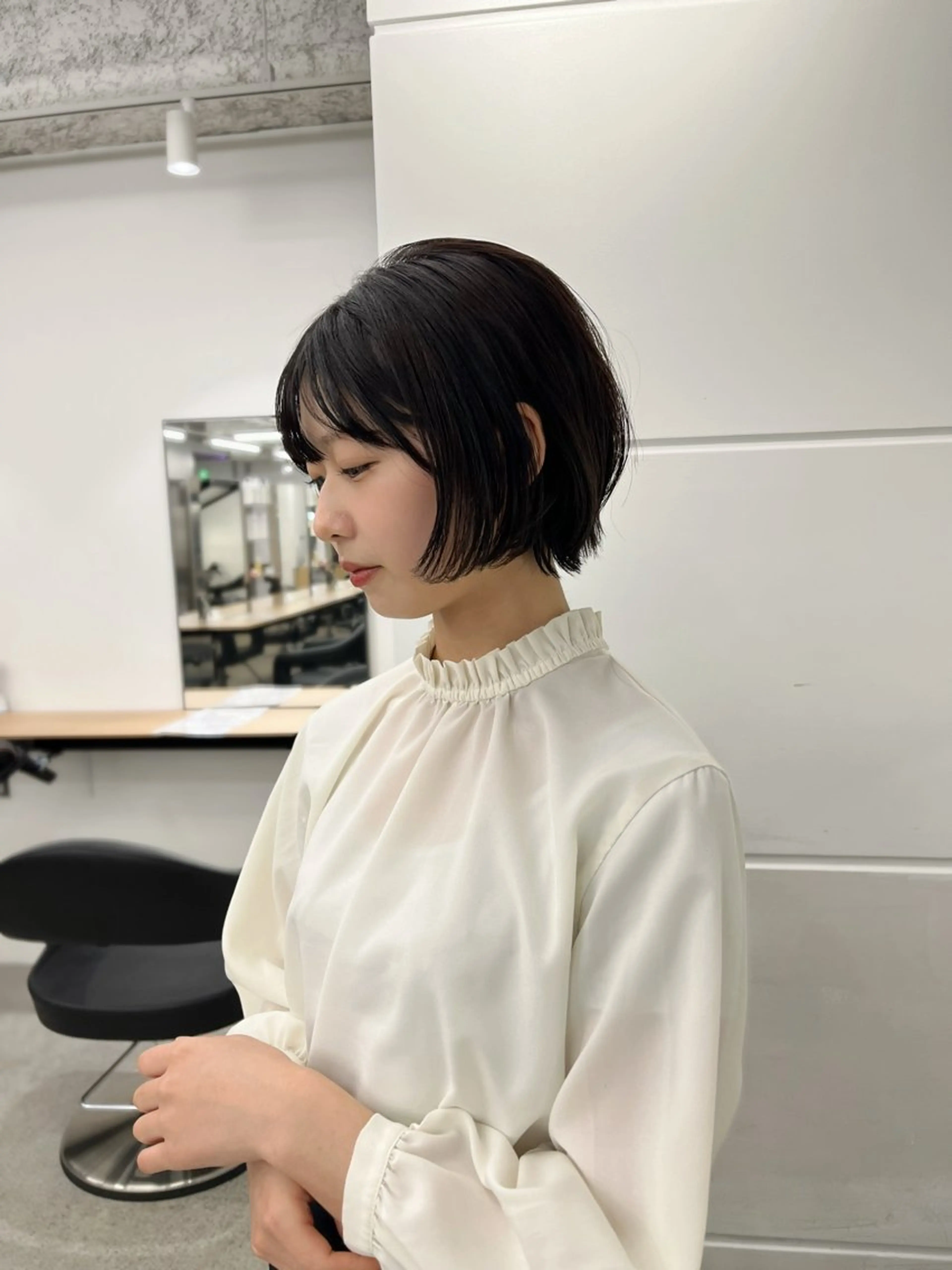 ショート ショート/縮毛矯正/ パーマ/前原汐🎐のヘアスタイル