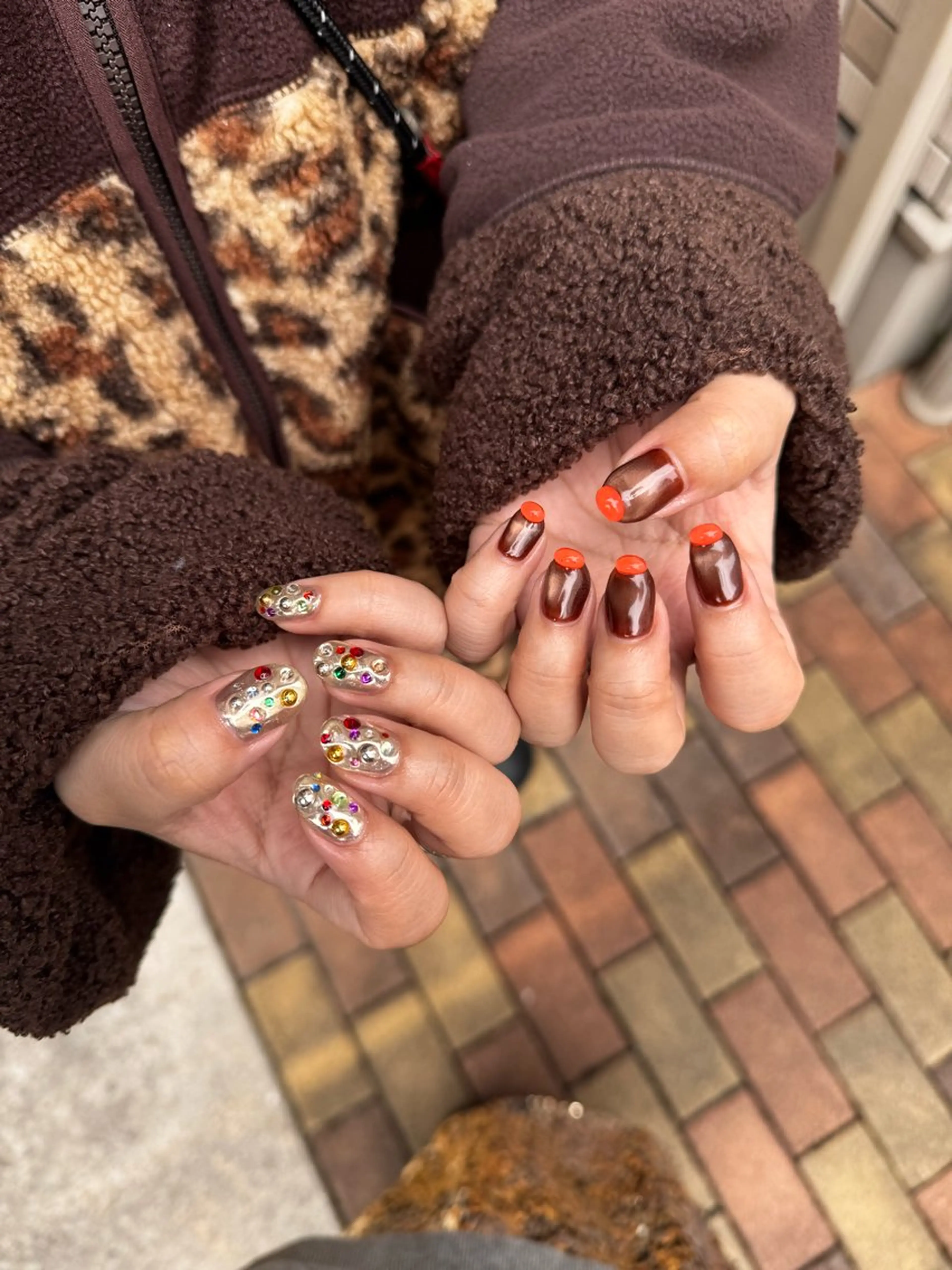 11月平日予約限定オフ込みお任せ10本アート💅持ち込みも可能☆（デザインによっては不可なものもあり、要相談）の写真