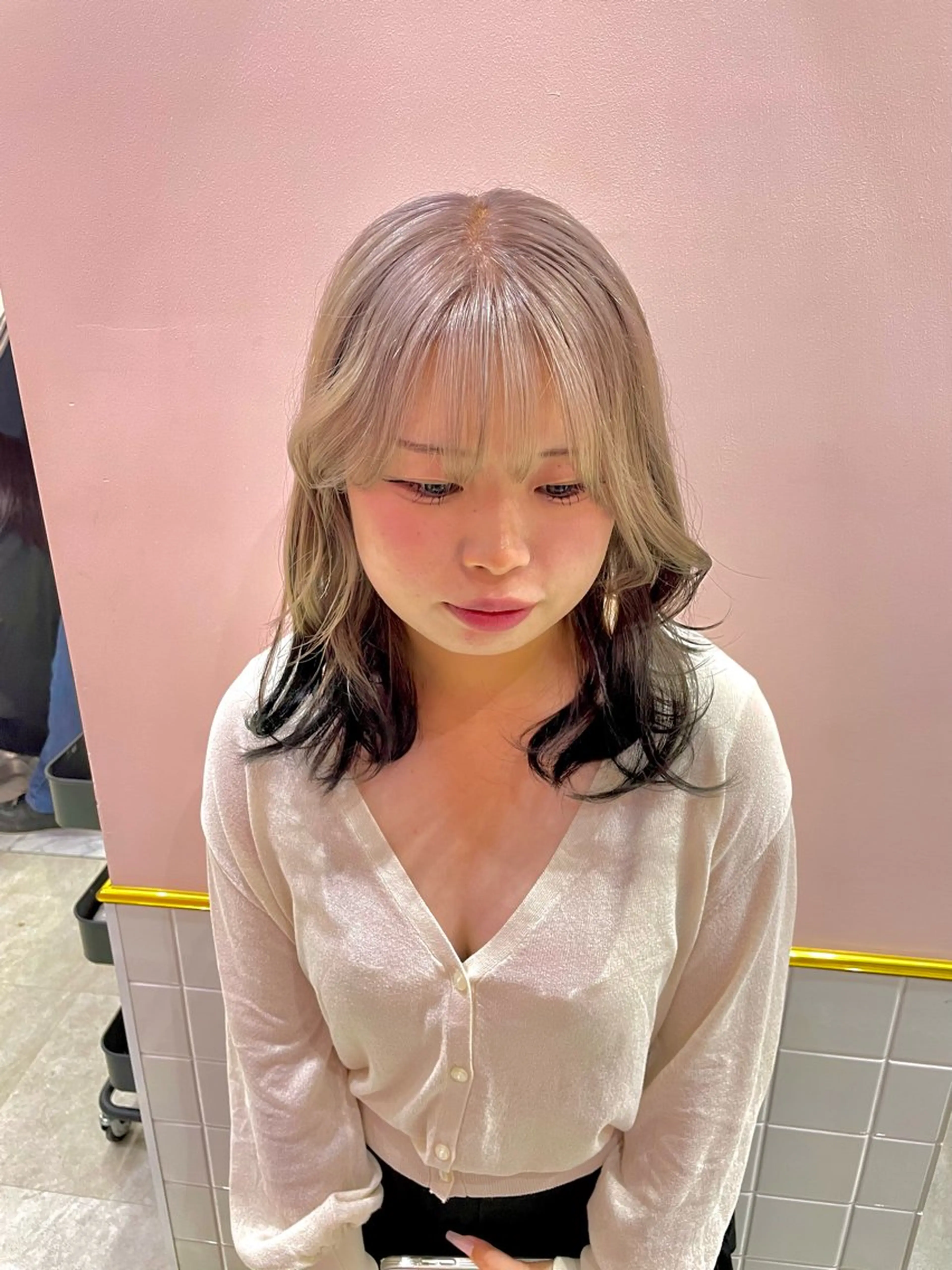 ミディアム カラー ヘアカラー トリートメント eN° by youres hair 銀座店所属・レイヤー髪質改善🌱 銀座艶カラー🌱森田のヘアスタイル