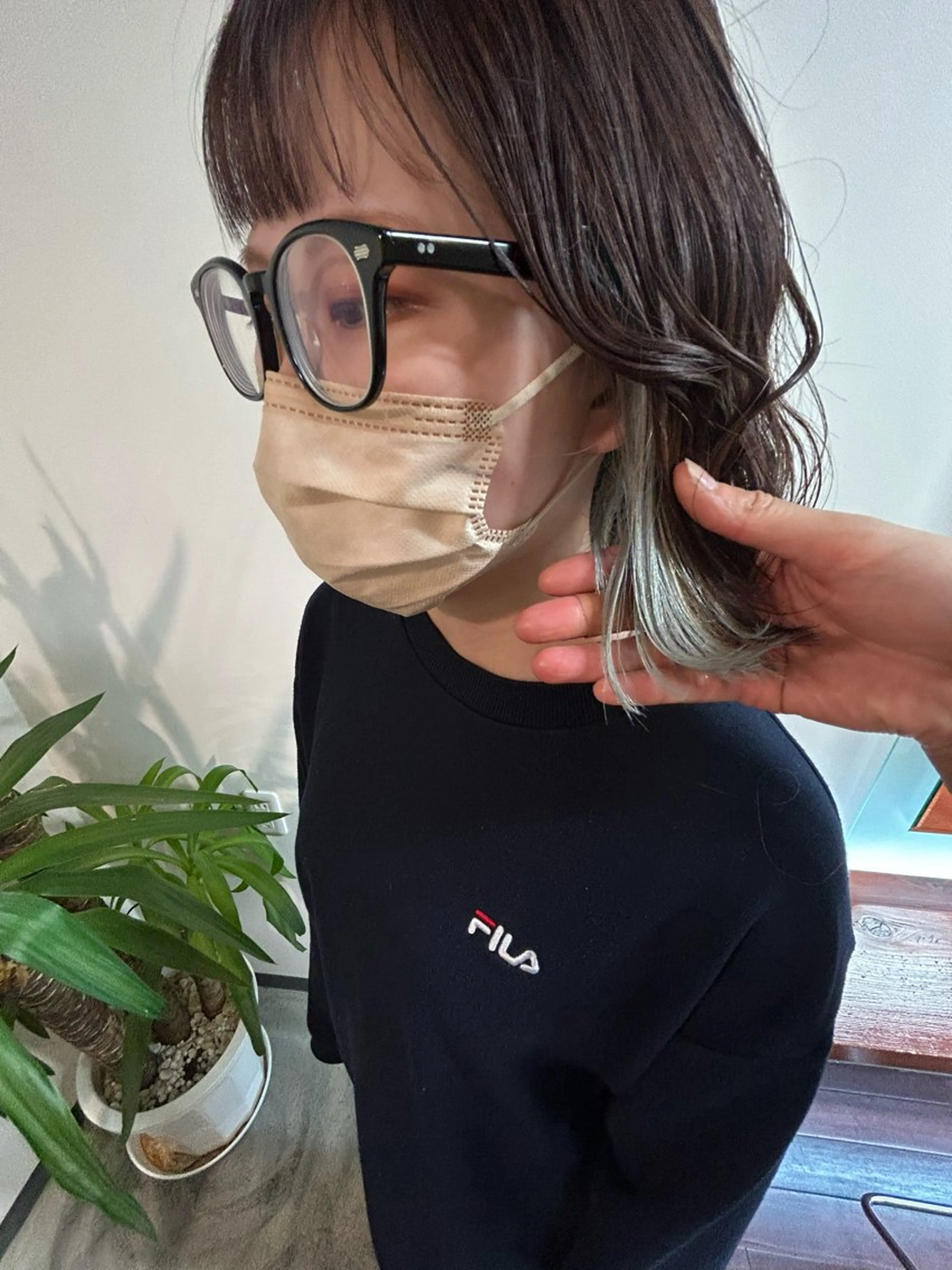 カラー 斎藤 真生のヘアスタイル
