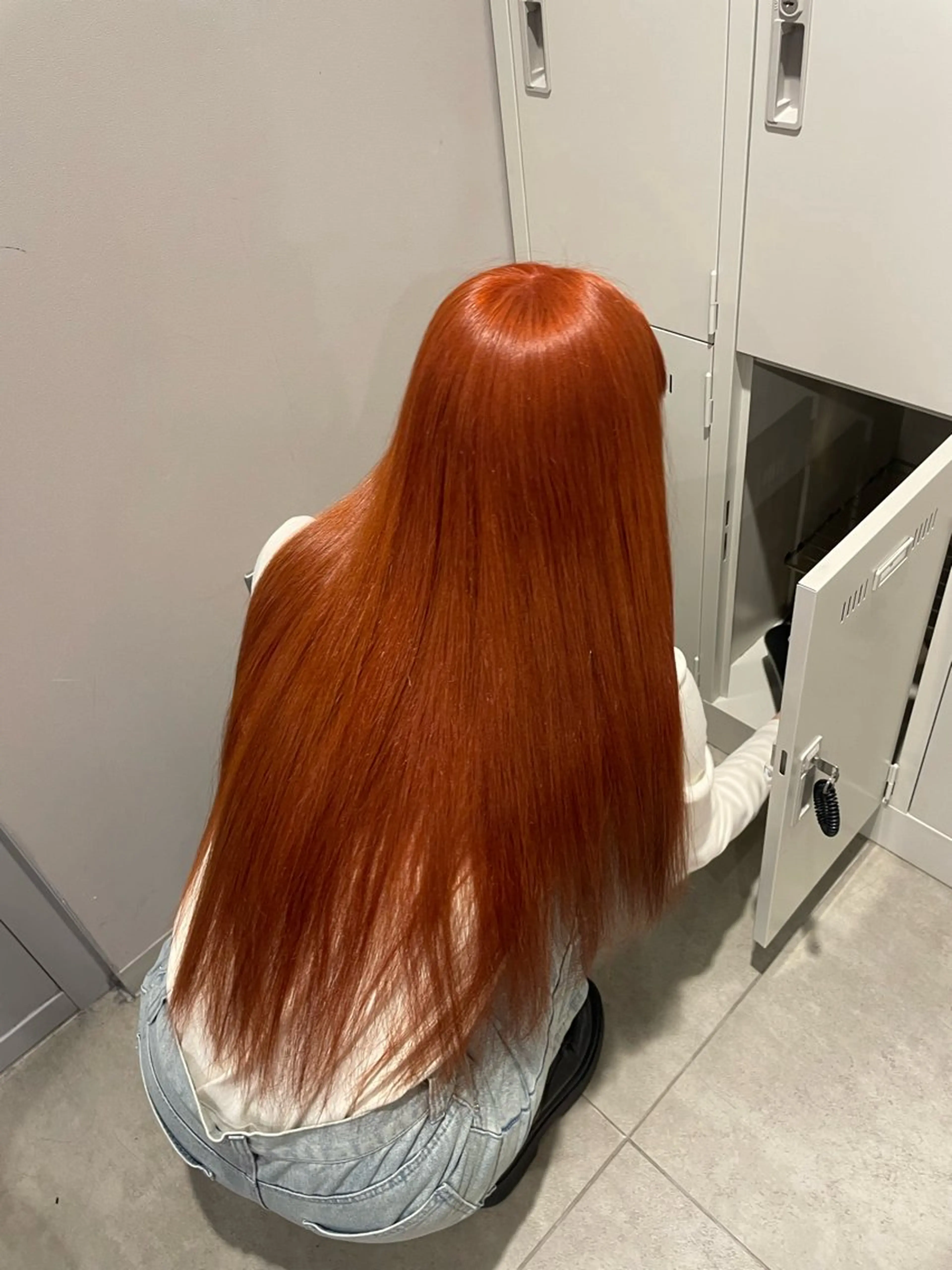 ロング カラー ヘアアレンジ ヘアカラー トリートメント ヘッドスパ 💗暖色特化ピンク/ 赤髪💗HARUNAのヘアスタイル