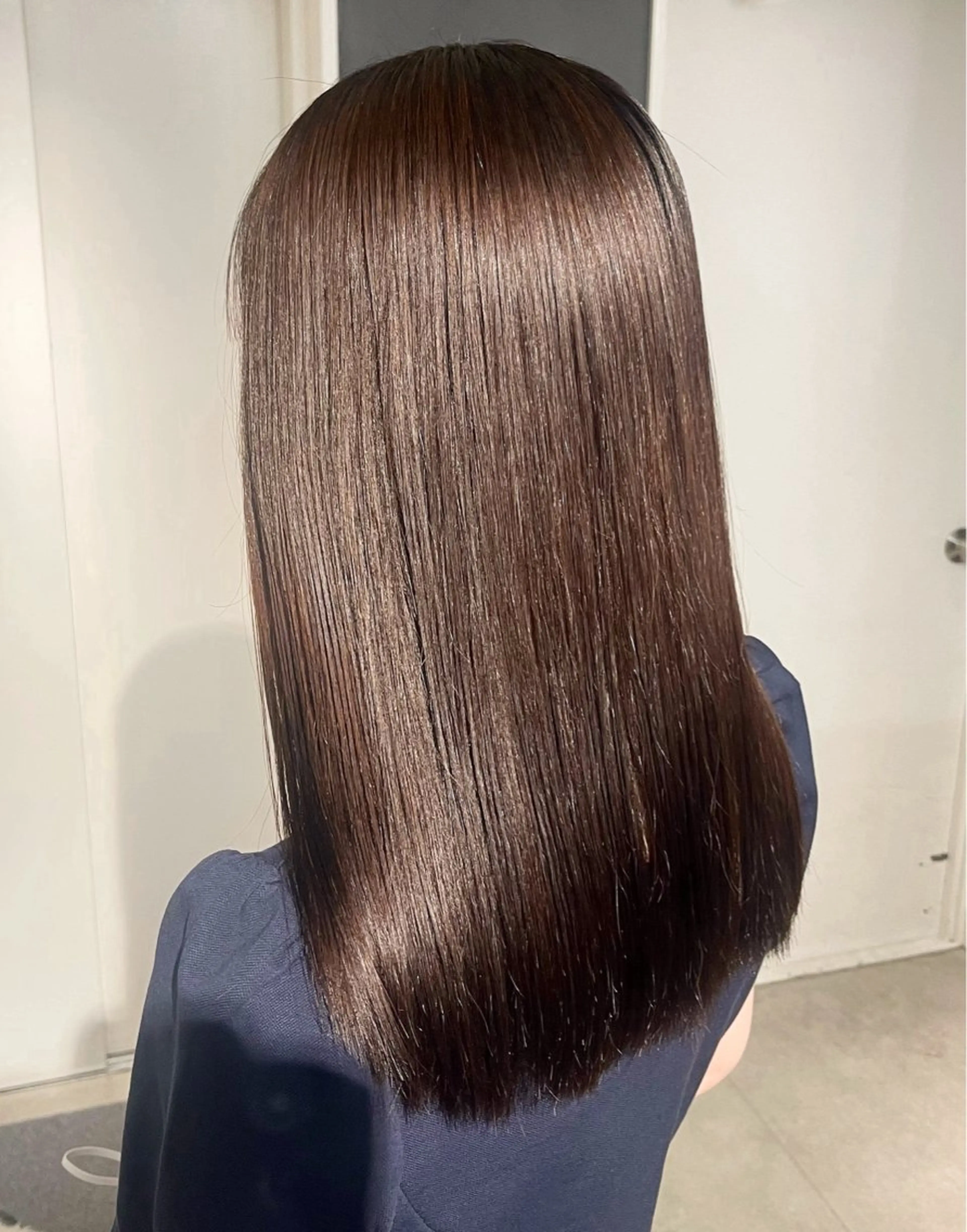 ロング カット 縮毛矯正 トリートメント 縮毛矯正/美髪 NENE/CIENのヘアスタイル