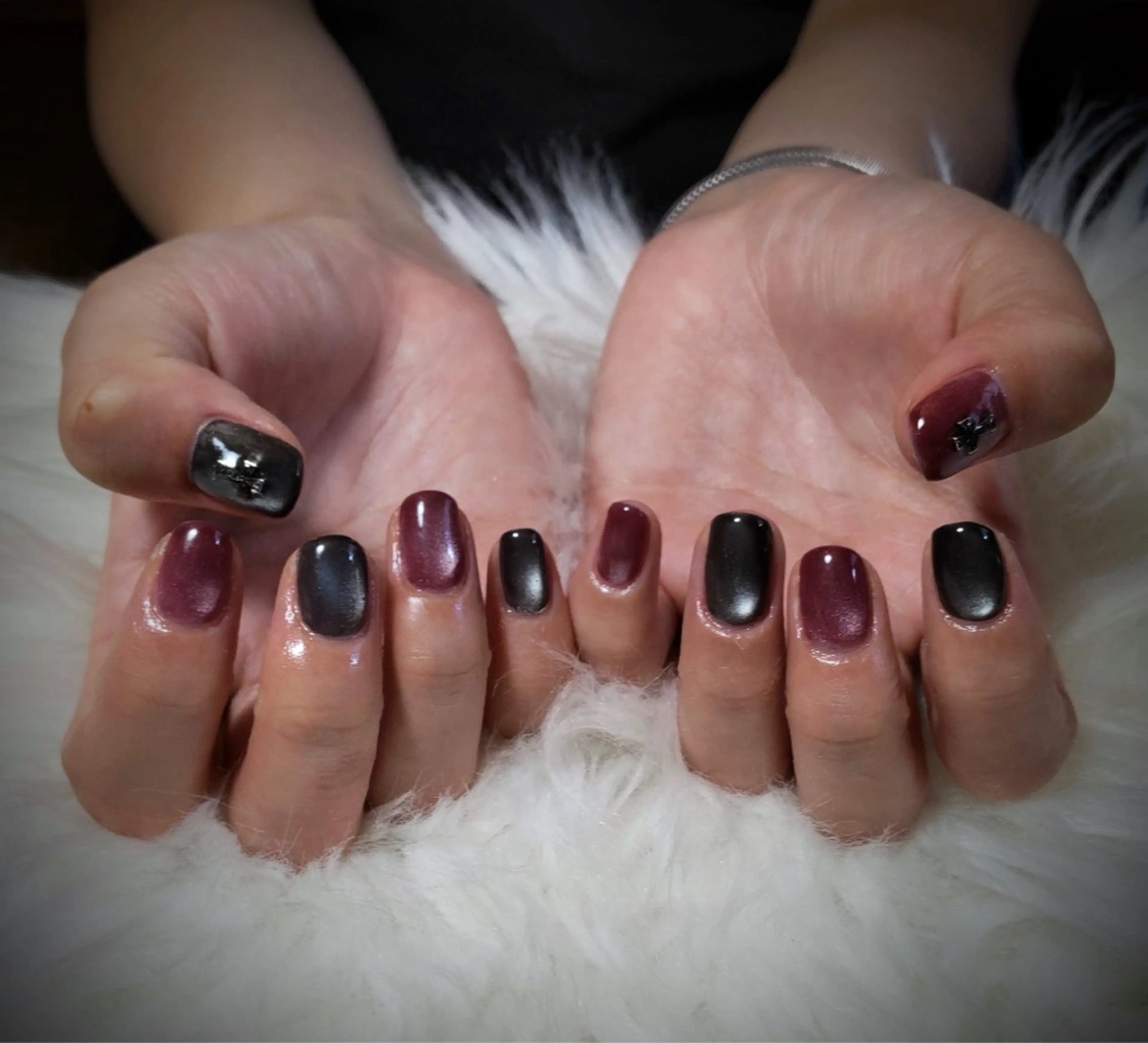 ネイル マグネットネイル ハンドネイル Éva nail salon所属・Éva nail MARIのネイルデザイン