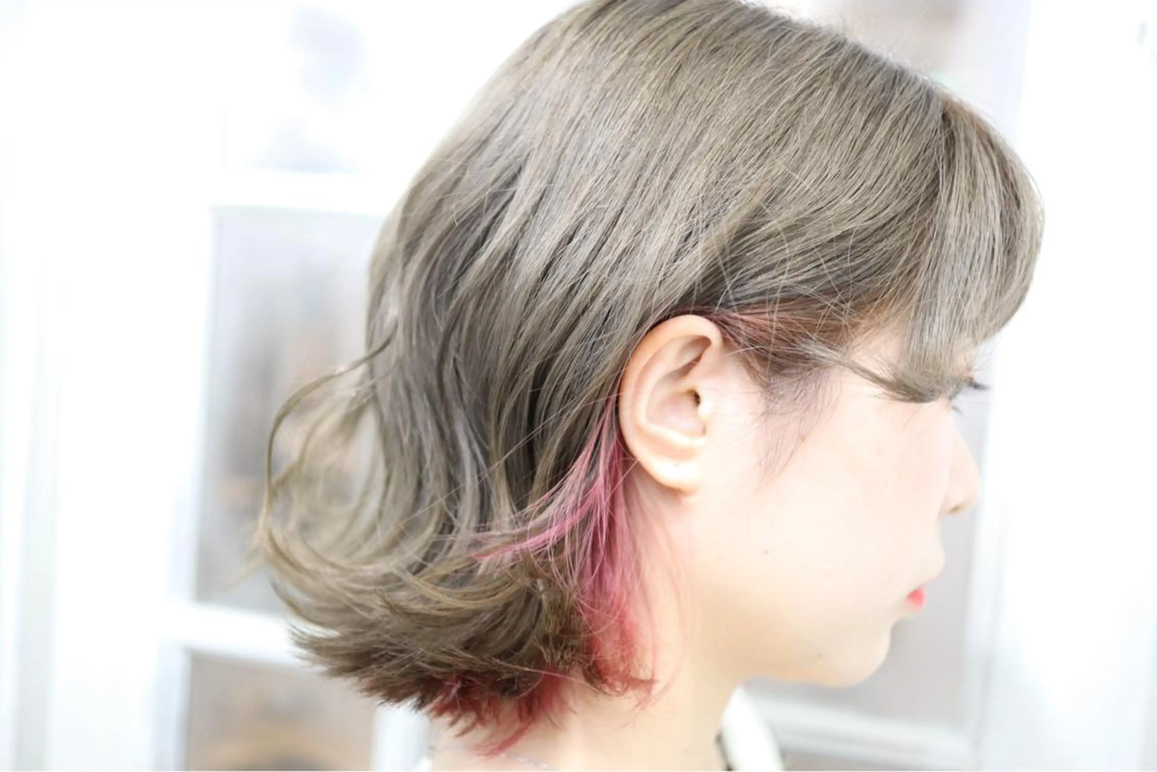 ミディアム カラー アディクシーカラー ベージュカラー ブリーチ ケアブリーチ ダブルカラー ヘアカラー トリートメント ✨池袋ブリーチ特化 Hibiki✨のヘアスタイル