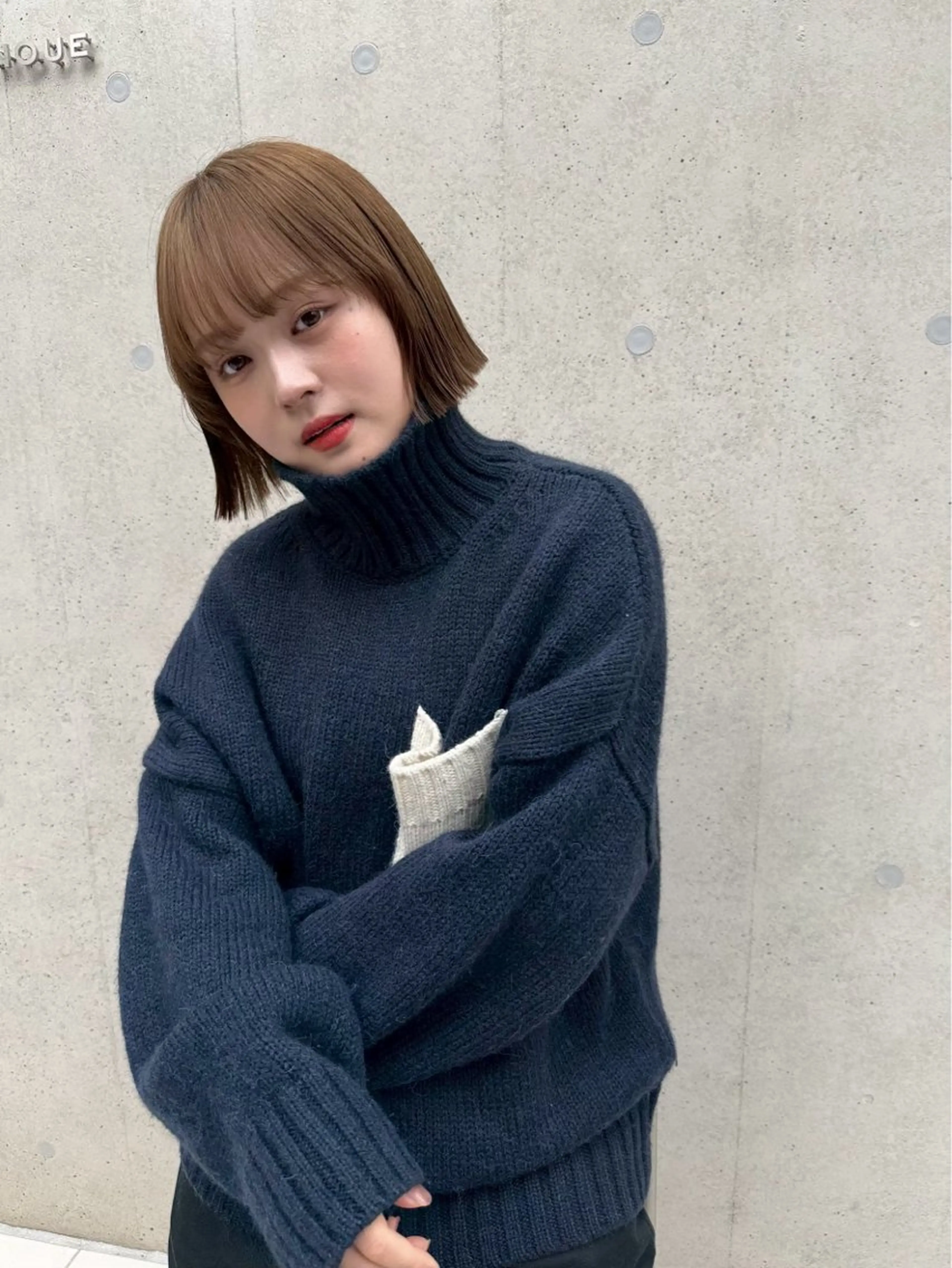 ショート ヘアカラー トリートメント 松田 じゅりなのヘアスタイル