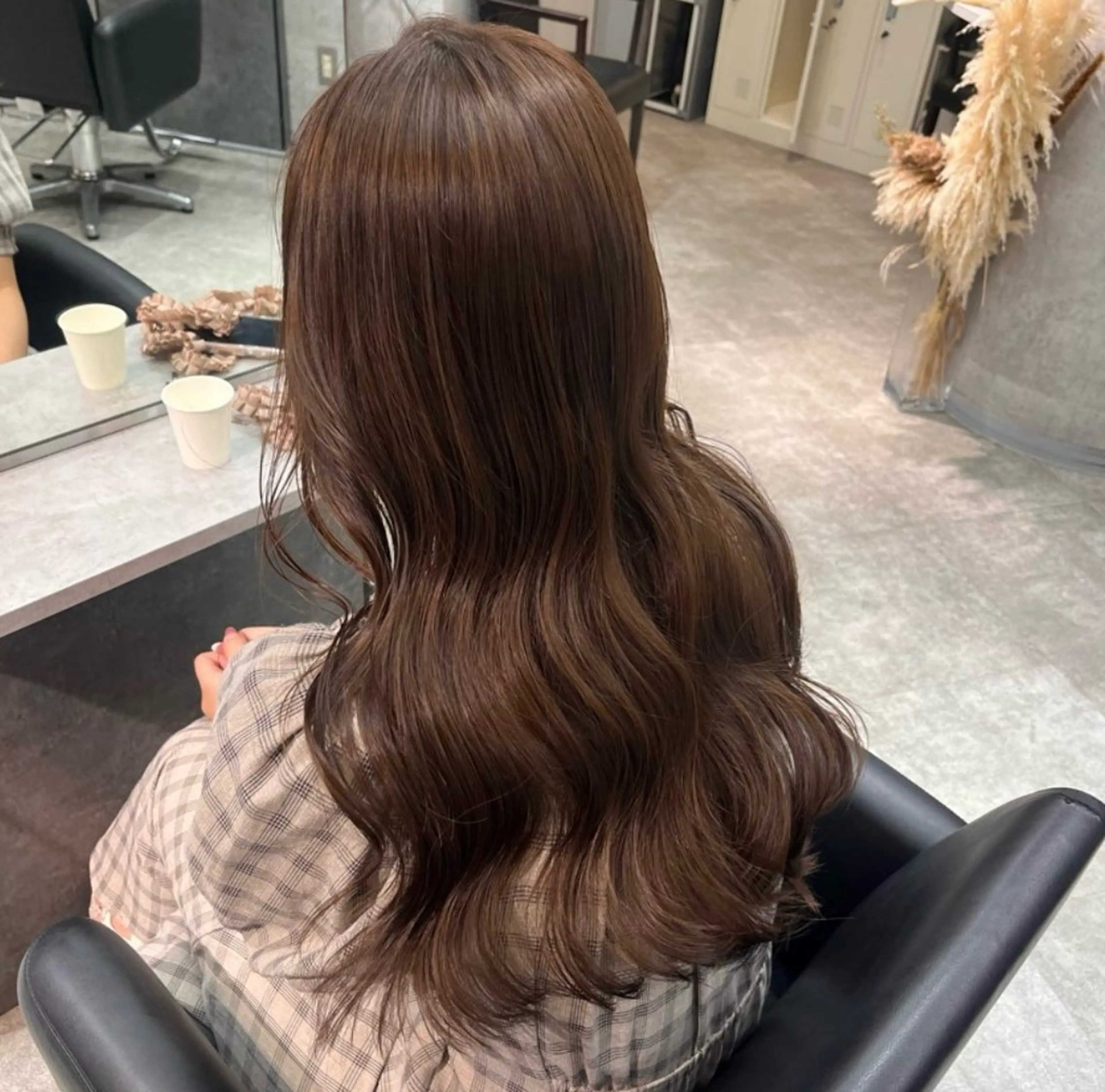 ミディアム カラー ヘアアレンジ くびれヘア 顔周りカット 髪質改善 韓国風ヘア レイヤーカット 透明感艶カラー💖 kotomiのヘアスタイル