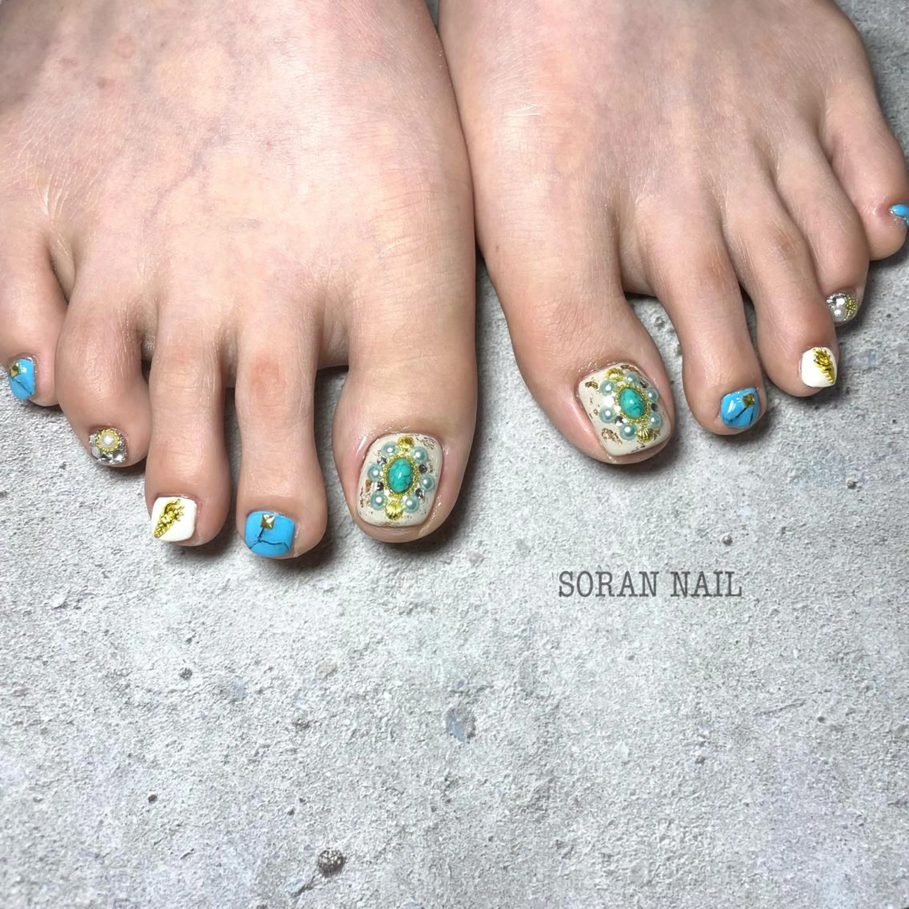 ネイル フットネイル soran nailのネイルデザイン