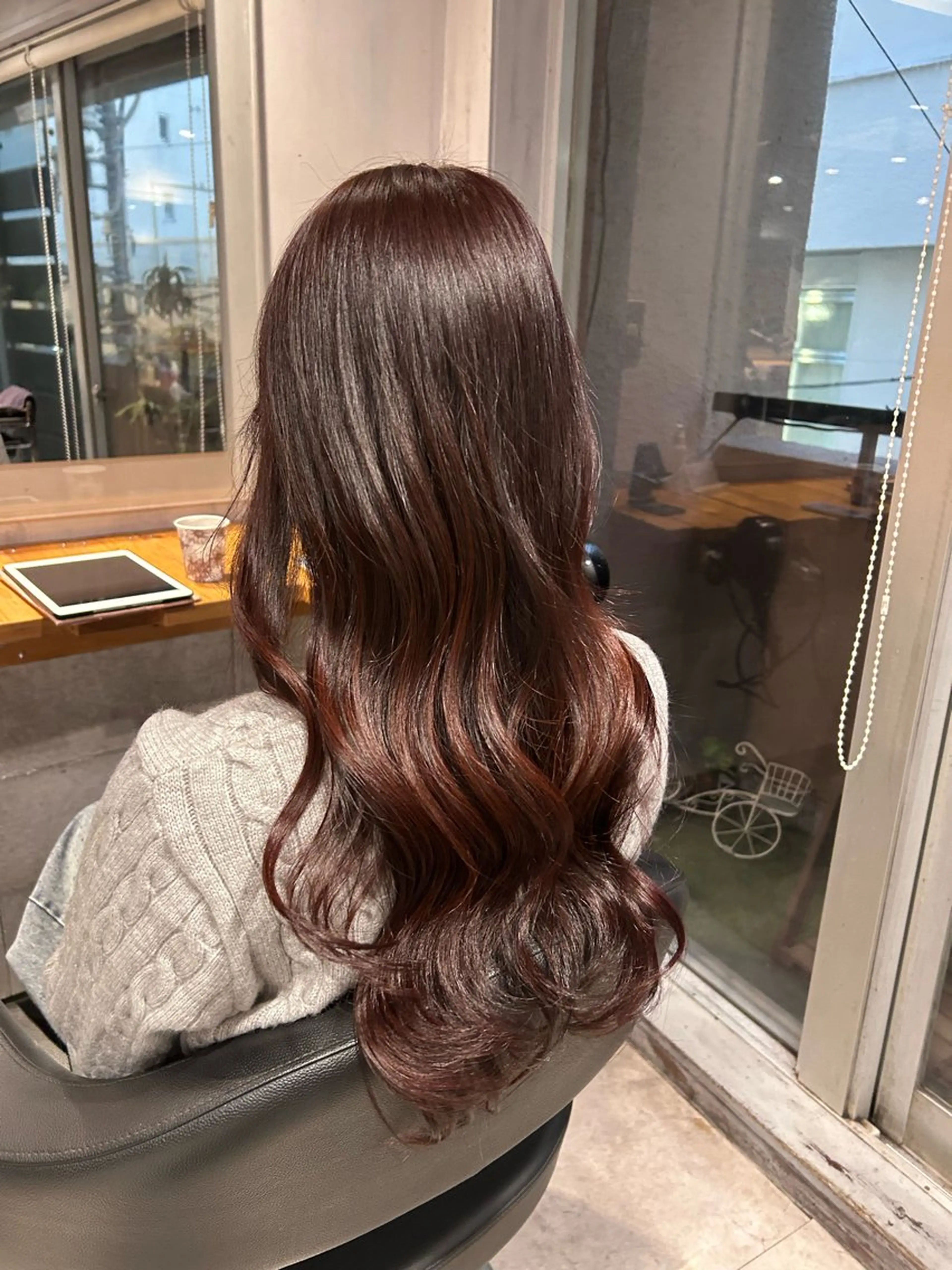 ロング カット ヘアカラー トリートメント ヘッドスパ 韓国Style♡ Nanami🇰🇷のヘアスタイル
