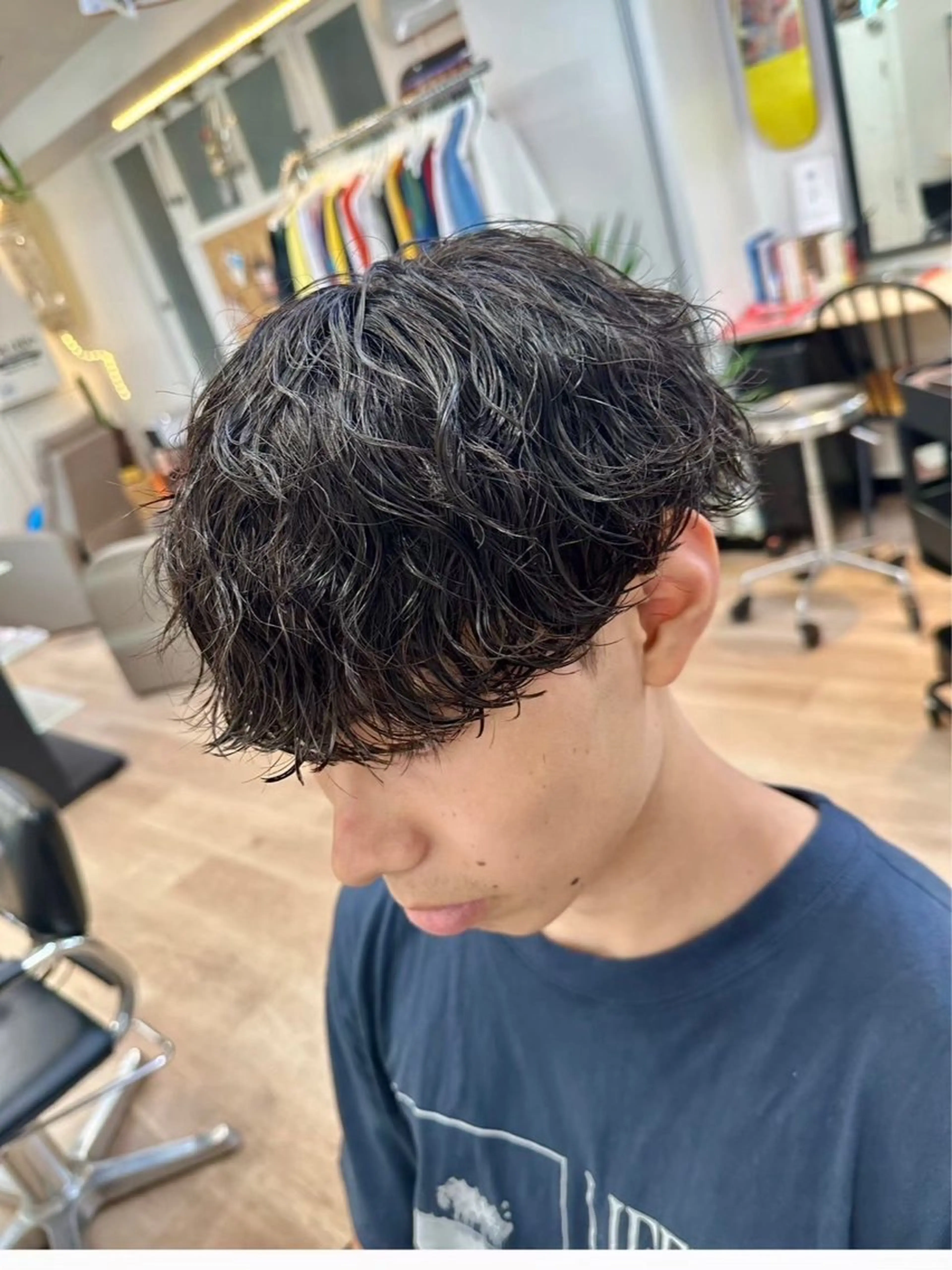 ショート パーマ メンズ 🌈新田 みどり🌈のヘアスタイル