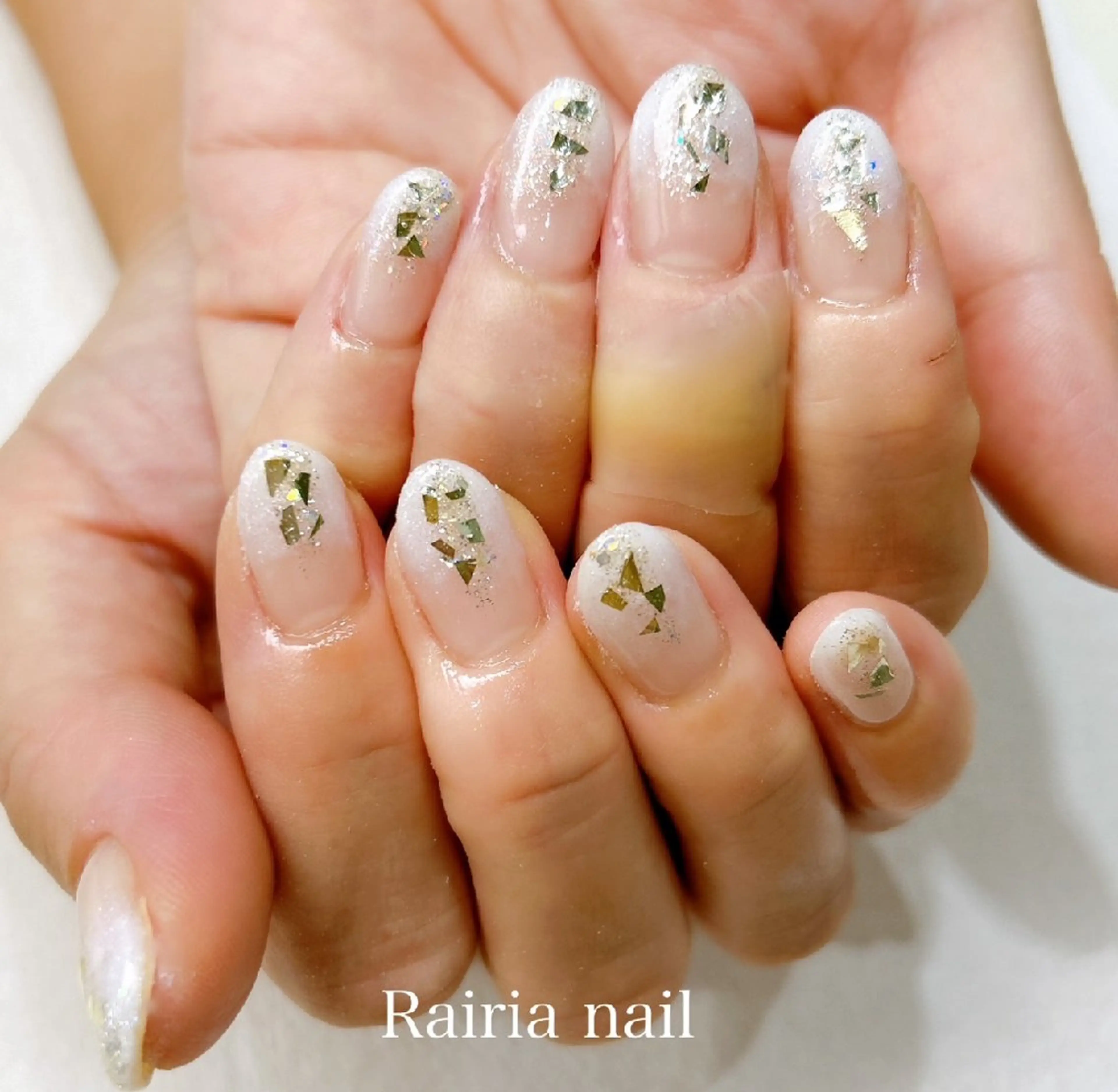 ネイル アートネイル ジェルネイル ニュアンスネイル パラジェル Rairianail 小手指店のネイルデザイン