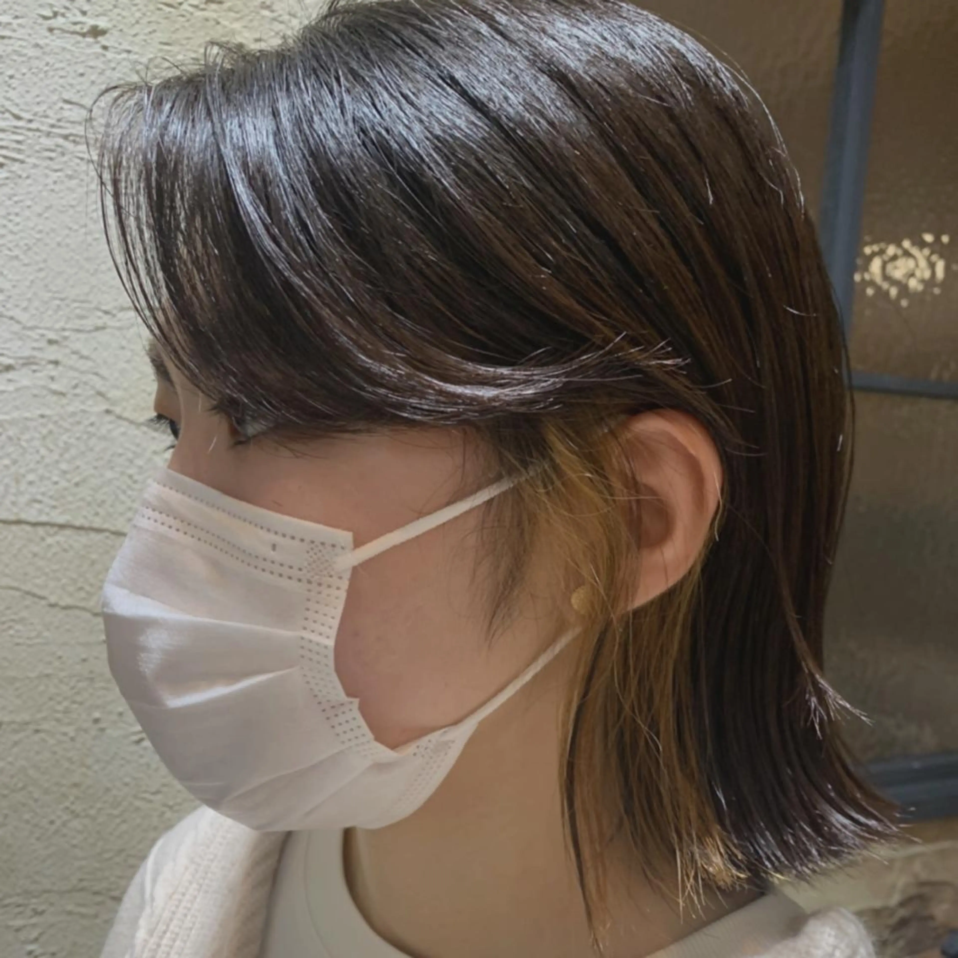 ショート カラー イヤリングカラー SOYON 🤍CHIZU🤍.のヘアスタイル
