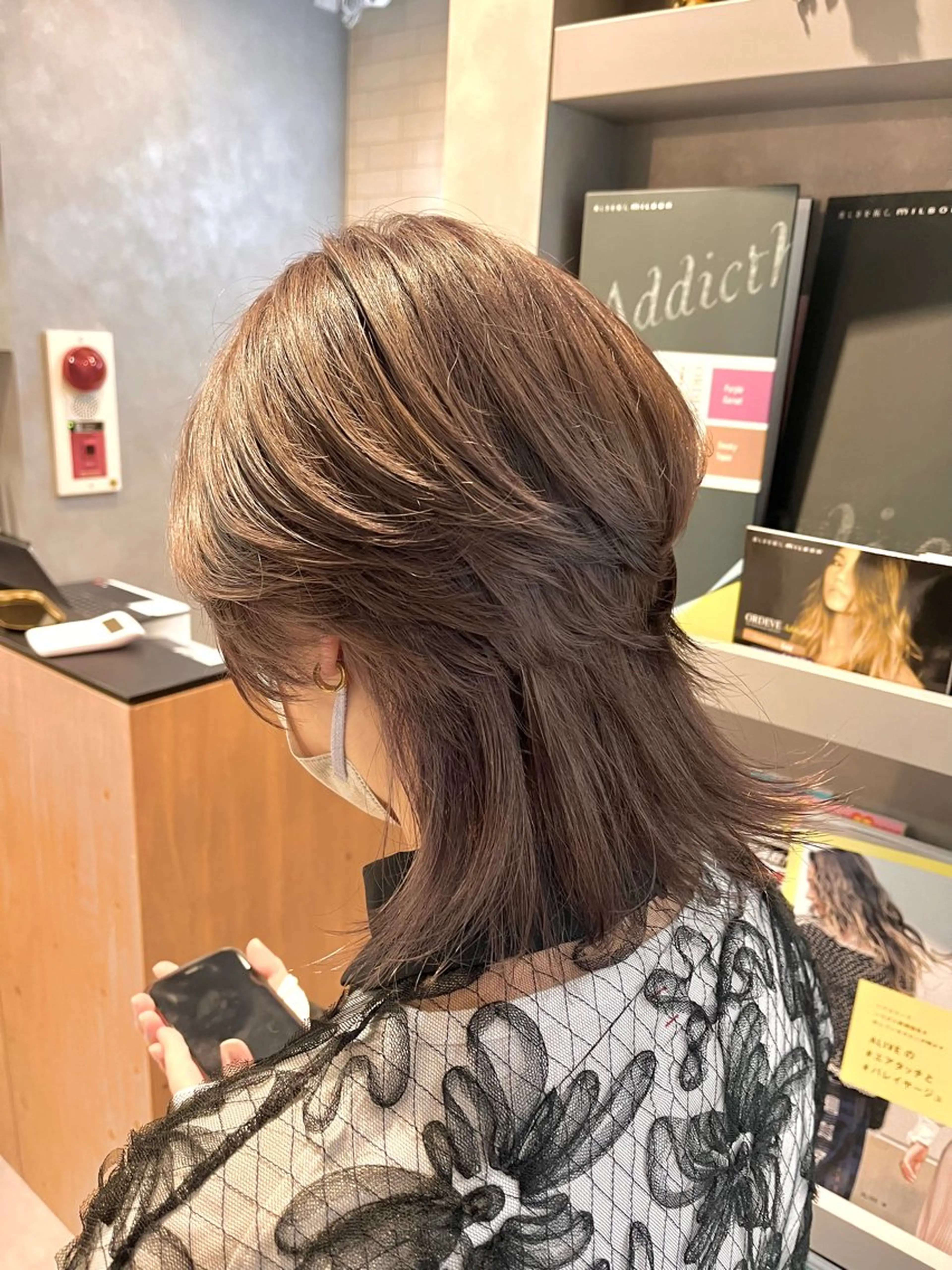 ミディアム カラー マンツーマン美容師 🫧‪久保友華菜🫧のヘアスタイル