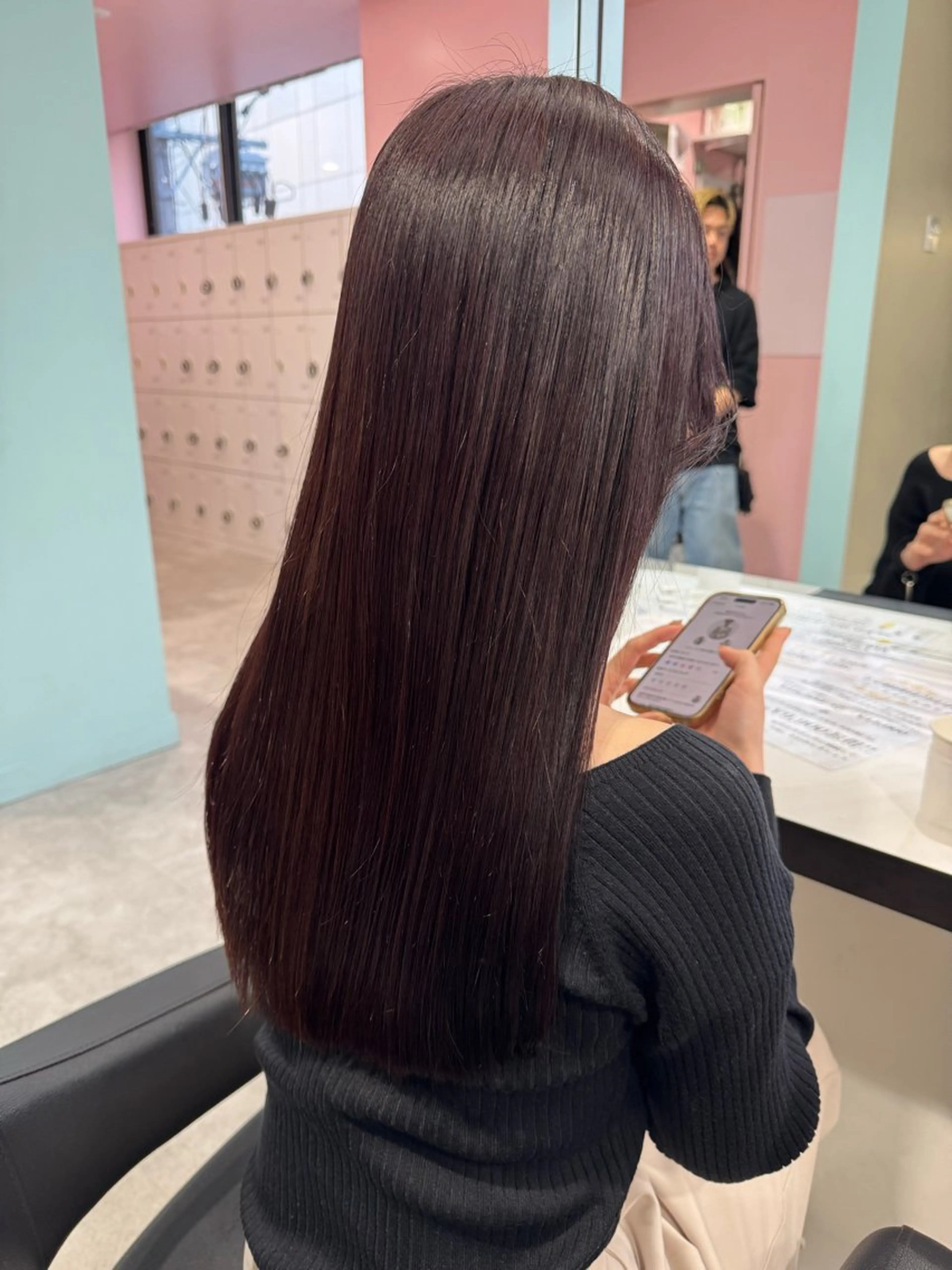 セミロング ヘアカラー トリートメント ⛄️レイヤー⛄透明感 ⛄️kyotaroのヘアスタイル