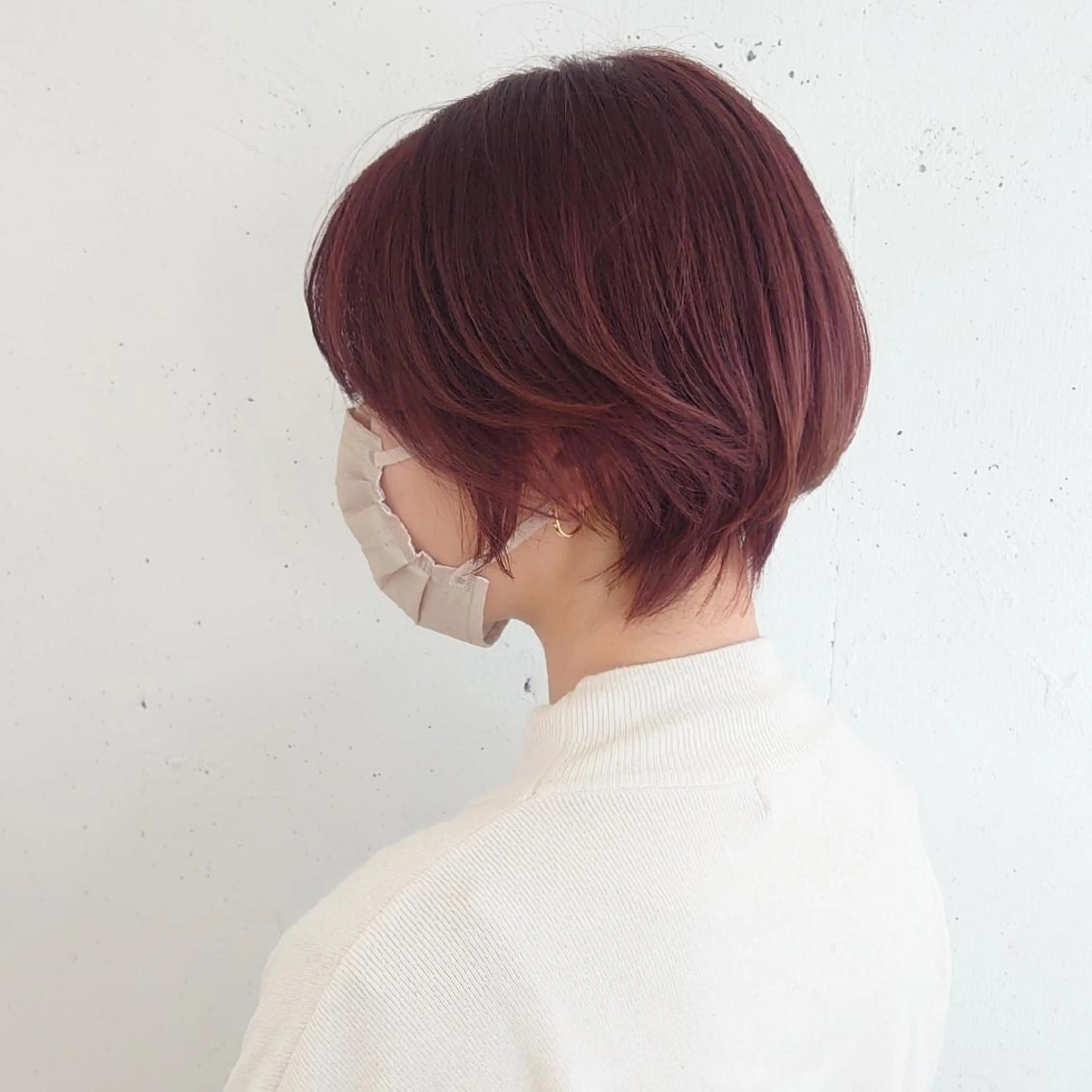 ショート カラー ヘアアレンジ ヘアカラー E Komo hair所属・Wow❕E Komo hair 永井一輝のヘアスタイル