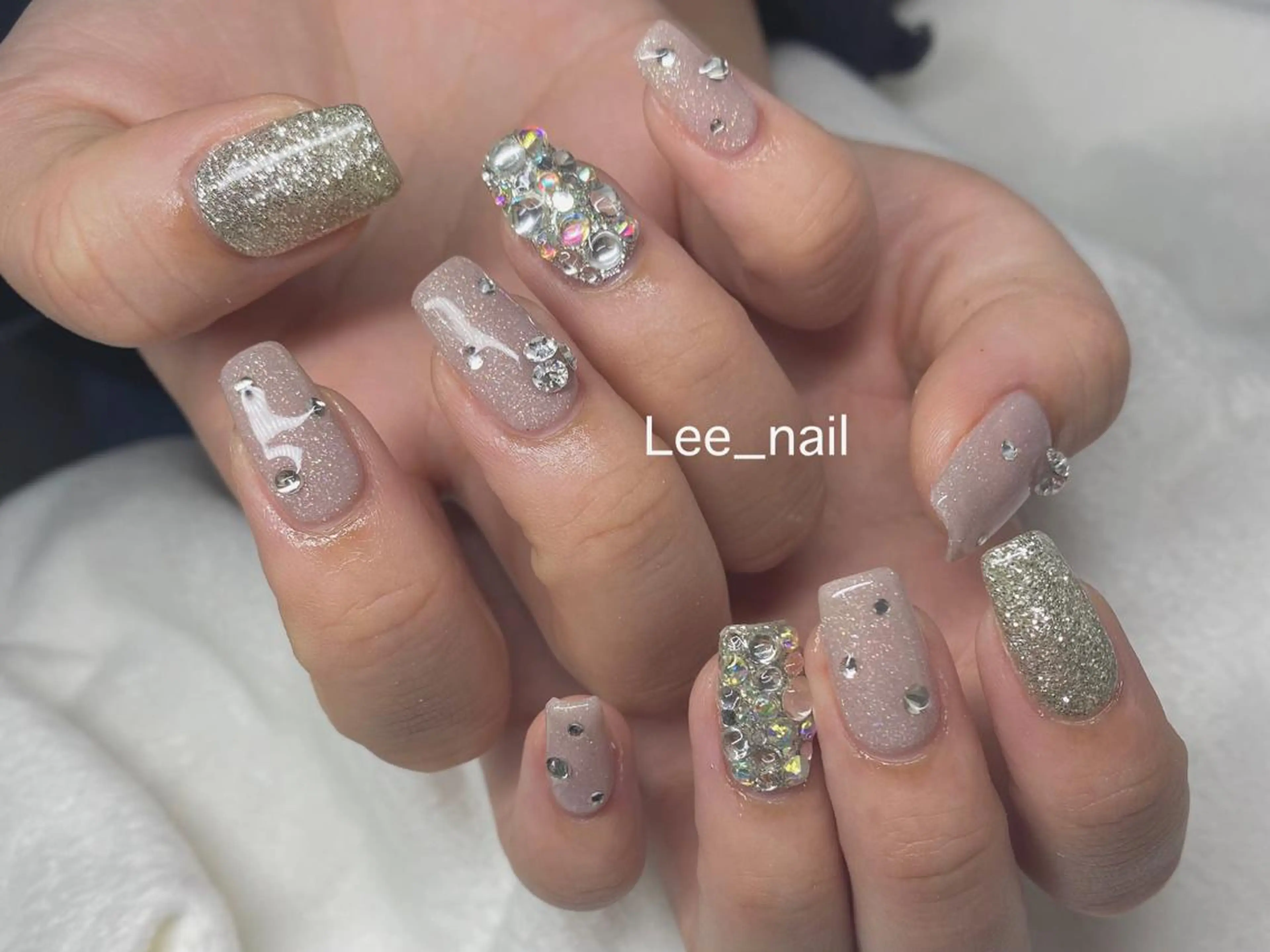 ネイル ワンホンネイル ハンドネイル Lee_ nailのネイルデザイン