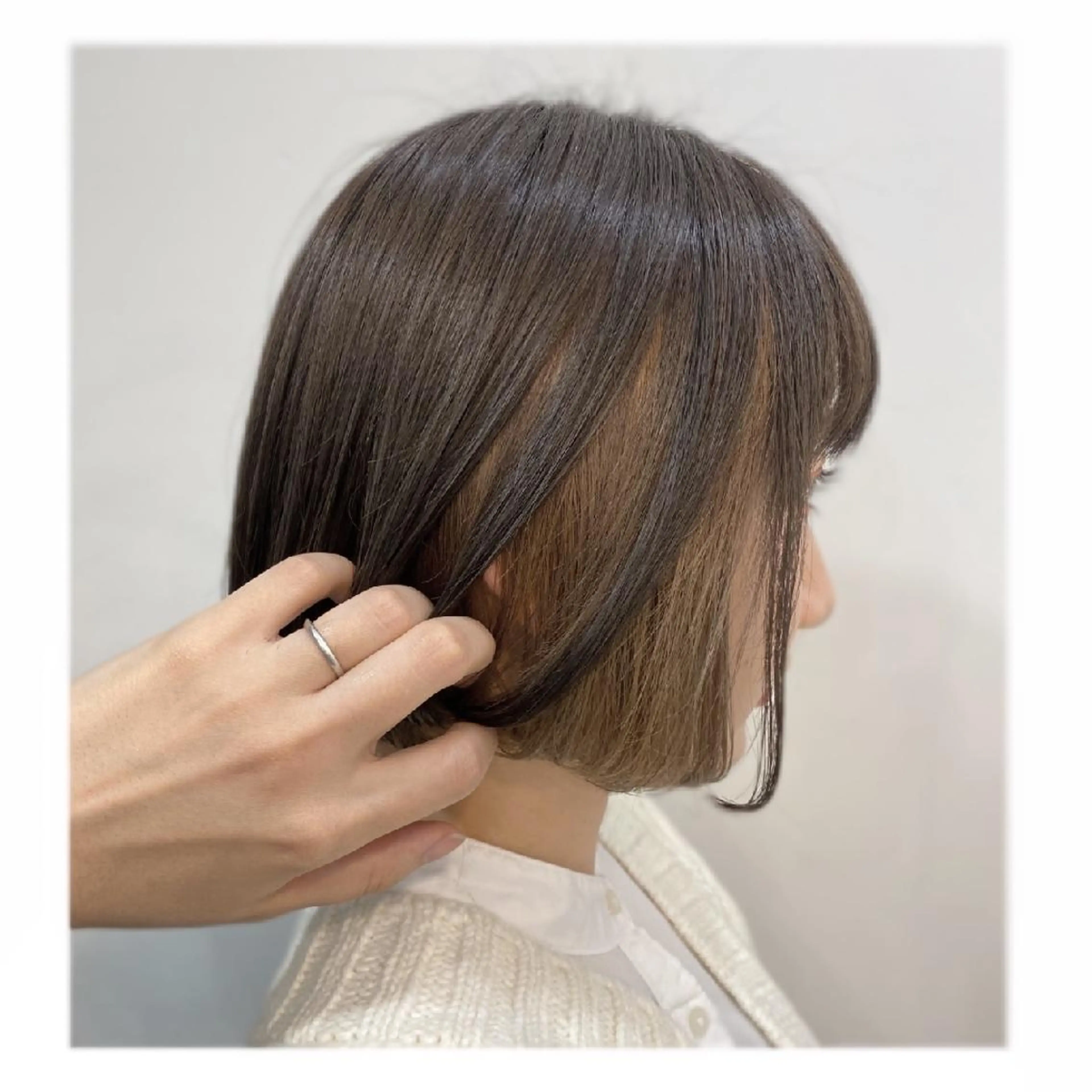 【OLAPLEX使用】ダメージレス🤍インナーブリーチカラー🎨+カット✂の写真