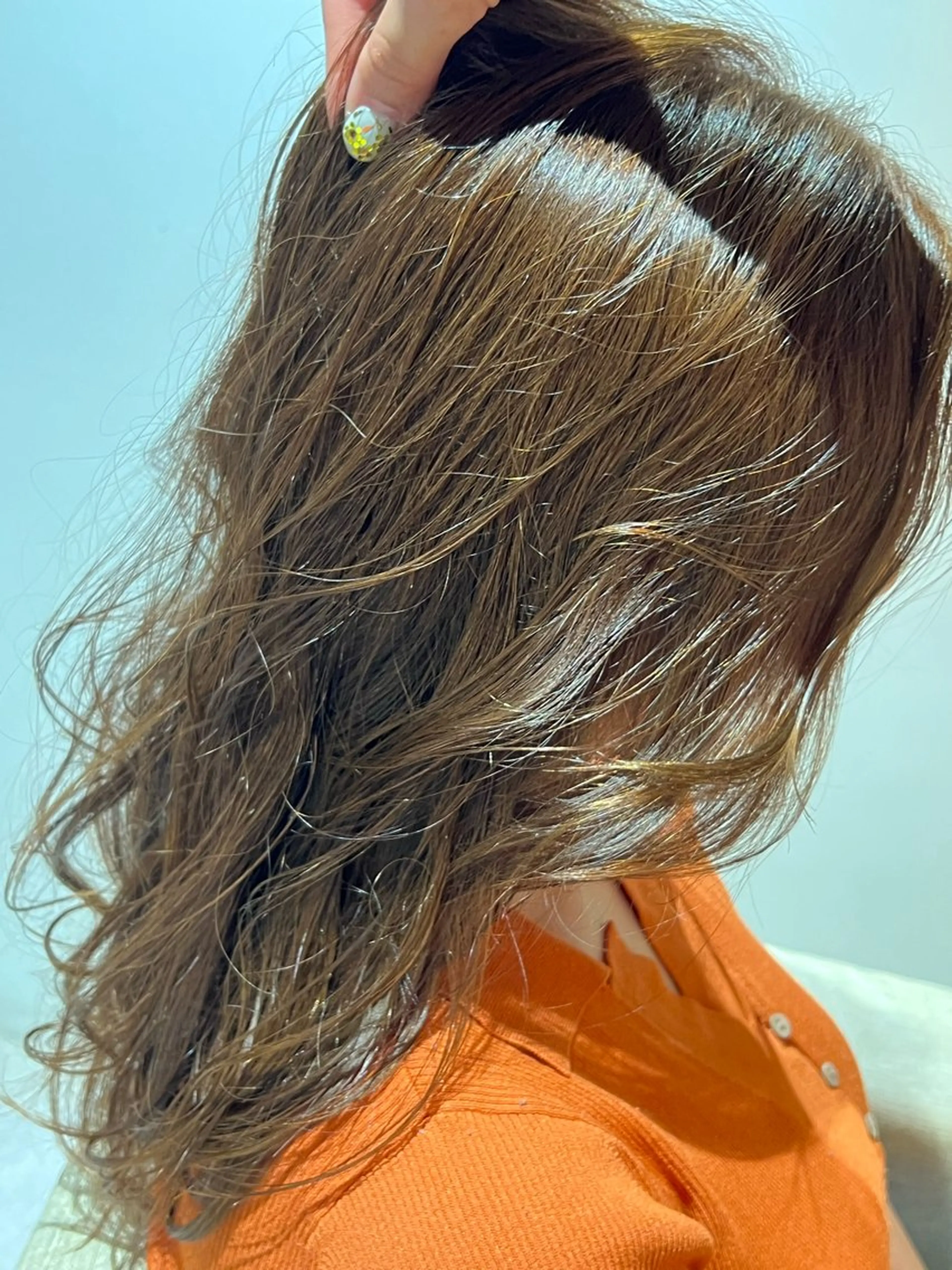 セミロング カラー ブルームヘアデザイン かこ。のヘアスタイル
