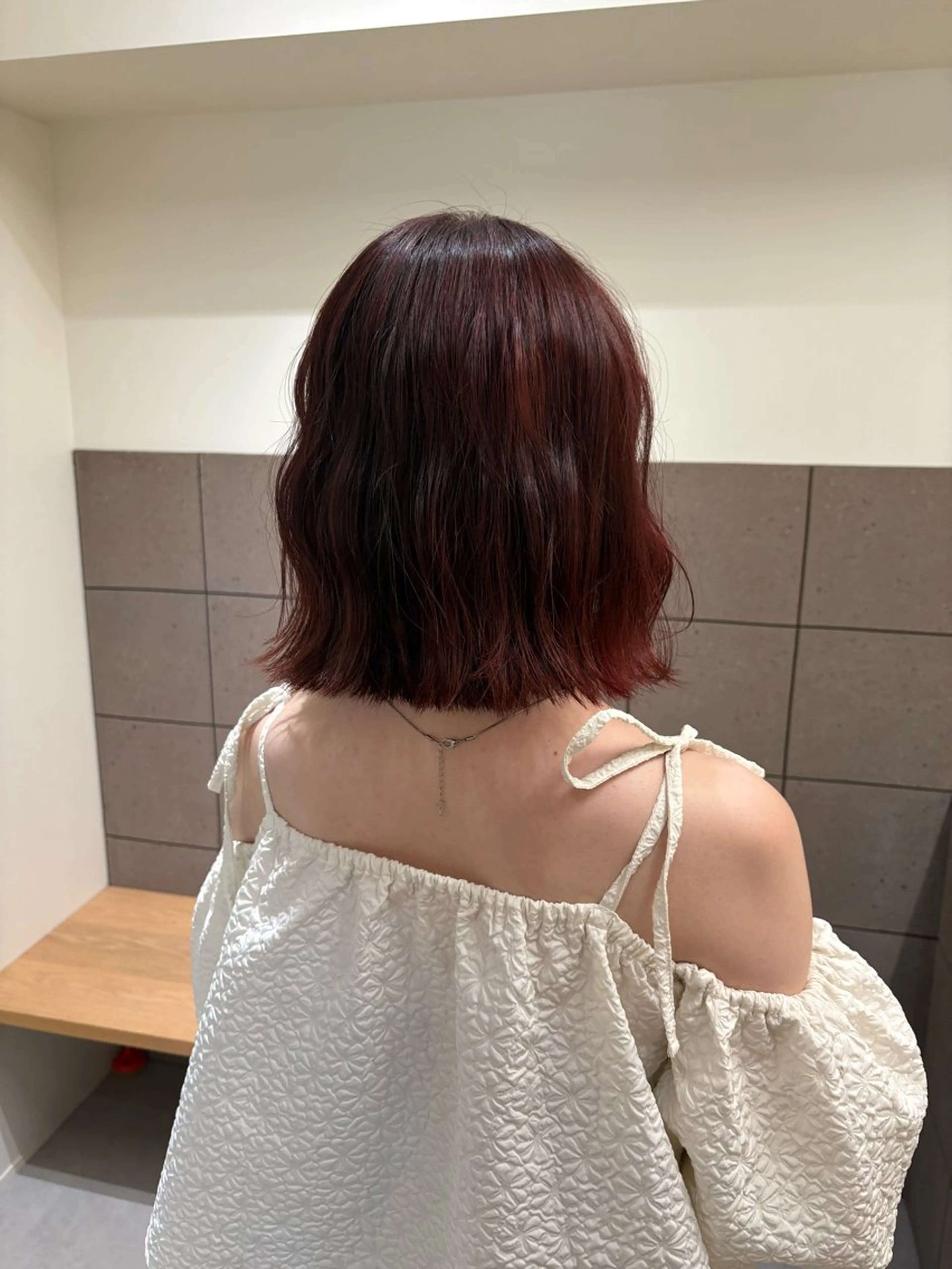 ミディアム カラー カット ヘアカラー トリートメント natsuki /HUI 金山のヘアスタイル