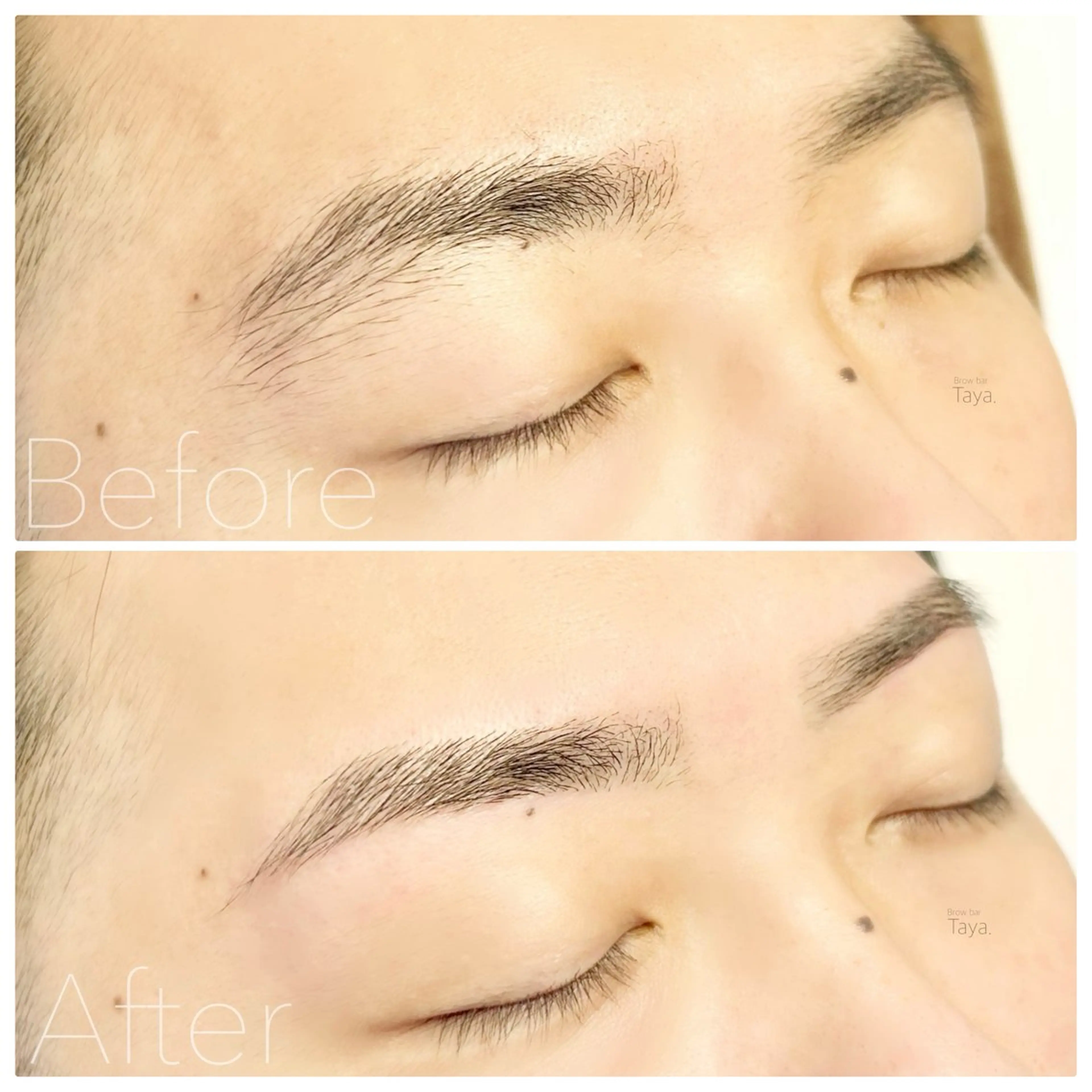 アイブロウ ワックス脱毛 眉カット Taya． Tabanaの眉毛・アイブロウイメージ
