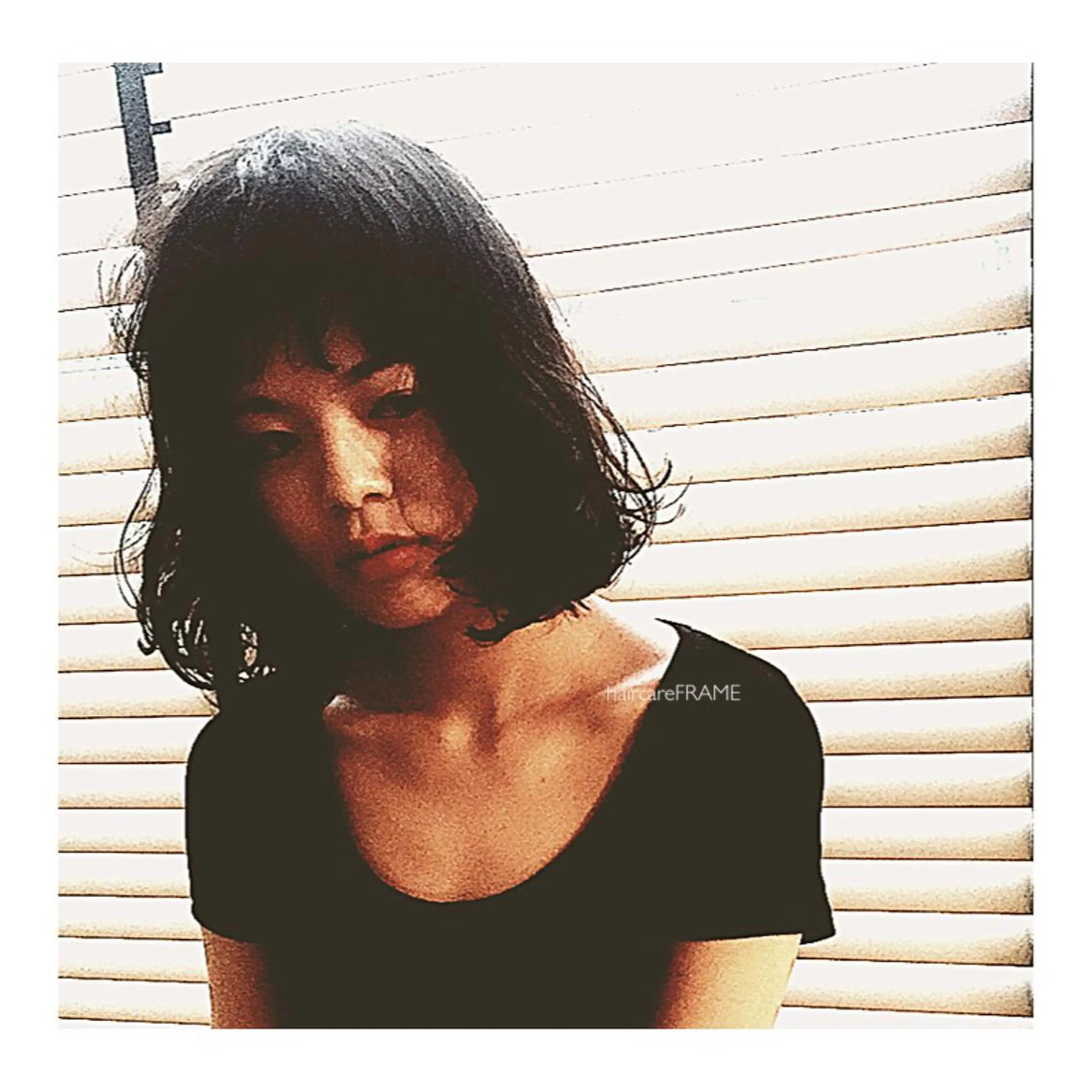 ミディアム セミロング FRAME所属・FRAME 名古屋市北区のヘアスタイル