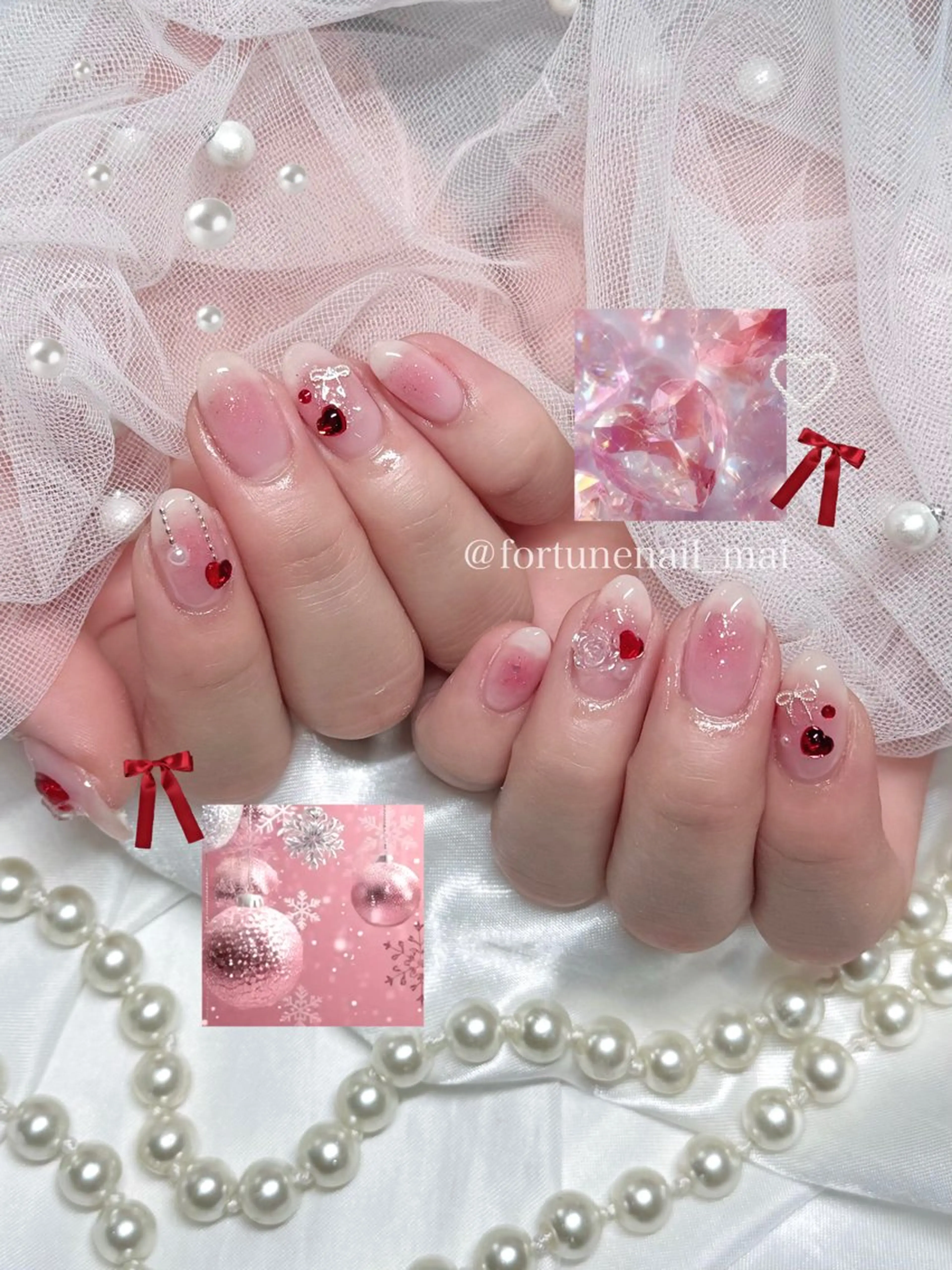 ネイル チークネイル ハンドネイル 🎀Mai 🎀のネイルデザイン