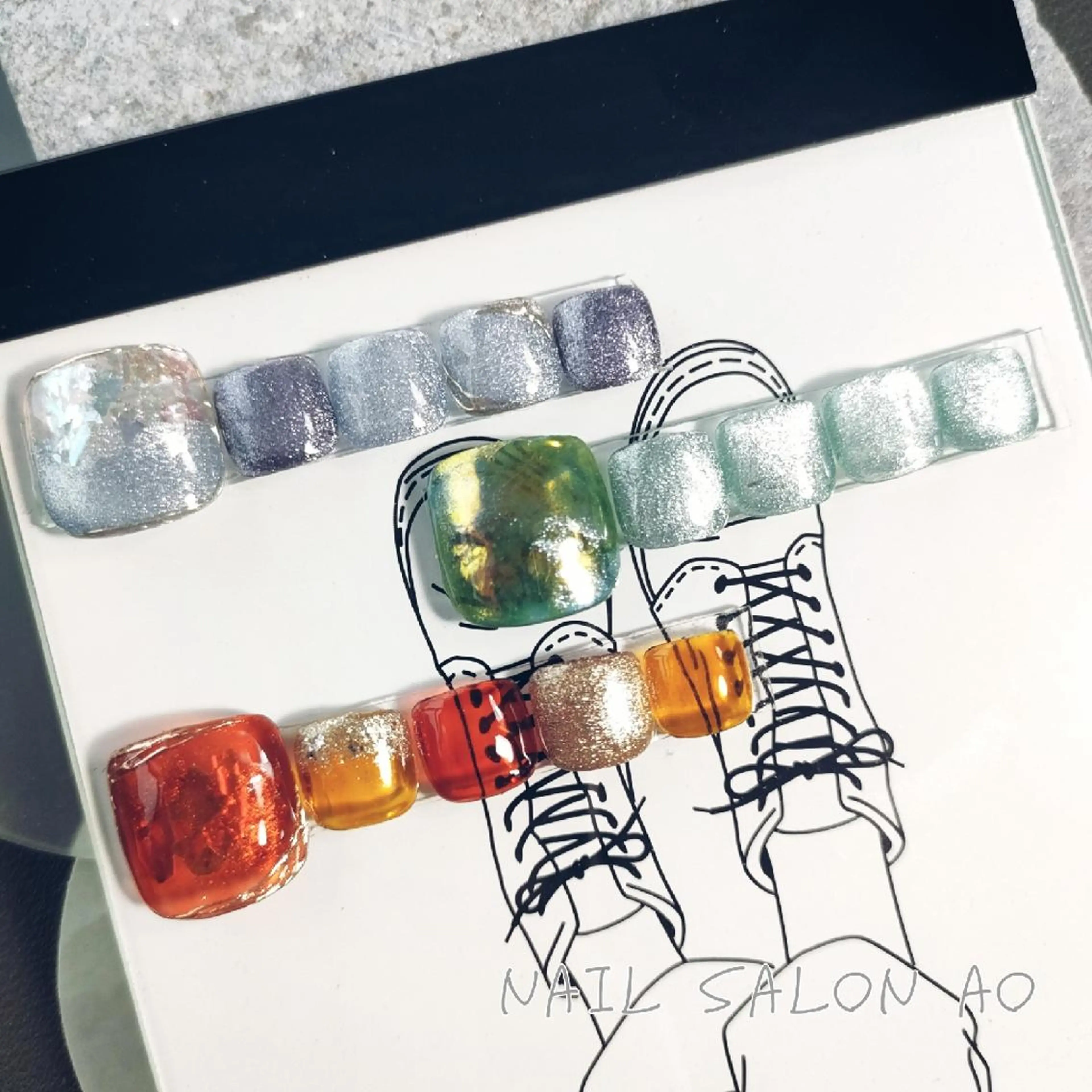 ネイル フットネイル Nail Salon   AO✳Emiのネイルデザイン