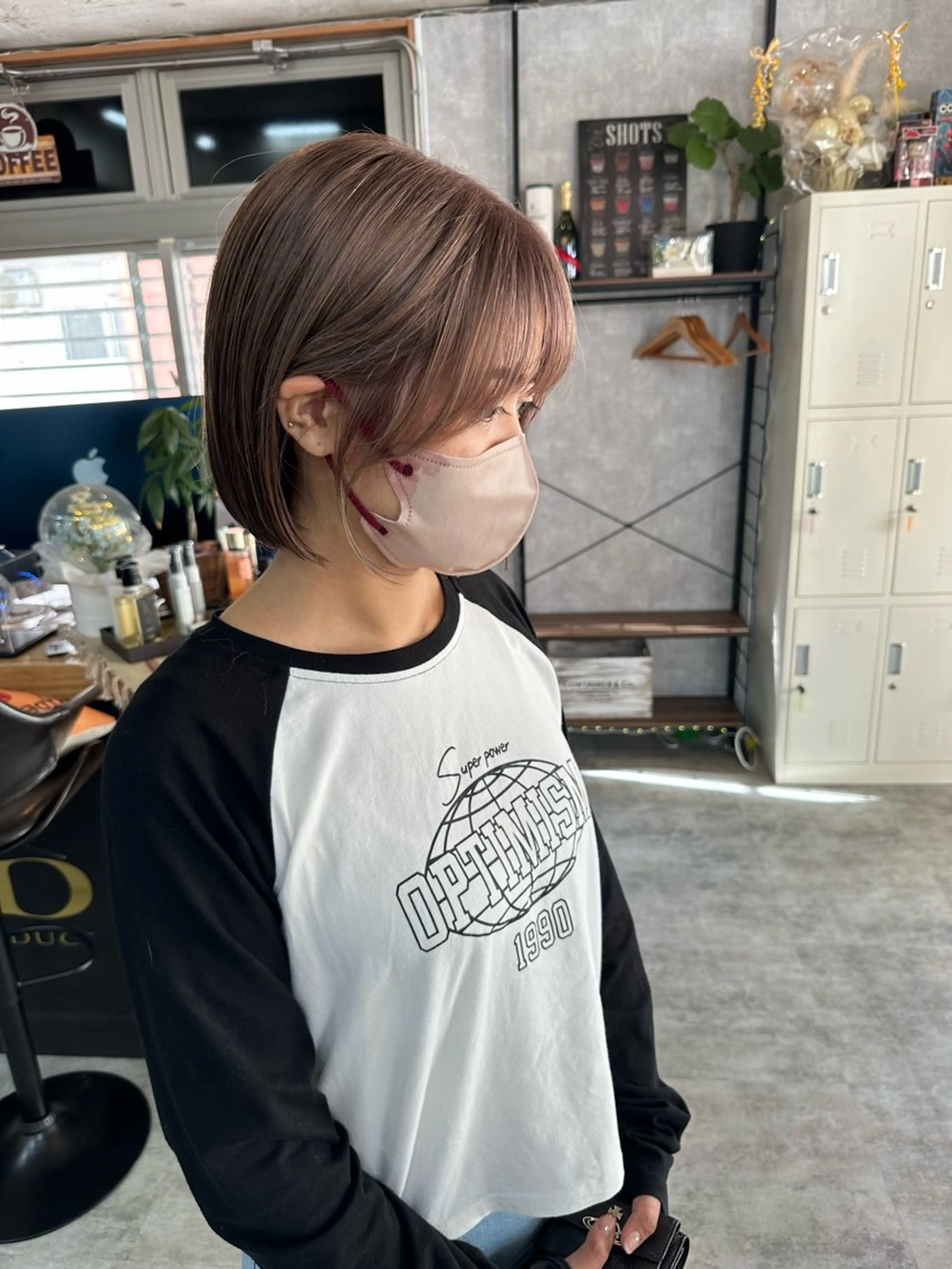 ショート 切りっぱなしボブ ショートボブ ハンサムショート 丸みショート ボブ カット ヘアカラー トリートメント C’LD hair  produce /シールドヘア所属・モテ髪/ボブ/ショー ト/アダチフウトのヘアスタイル