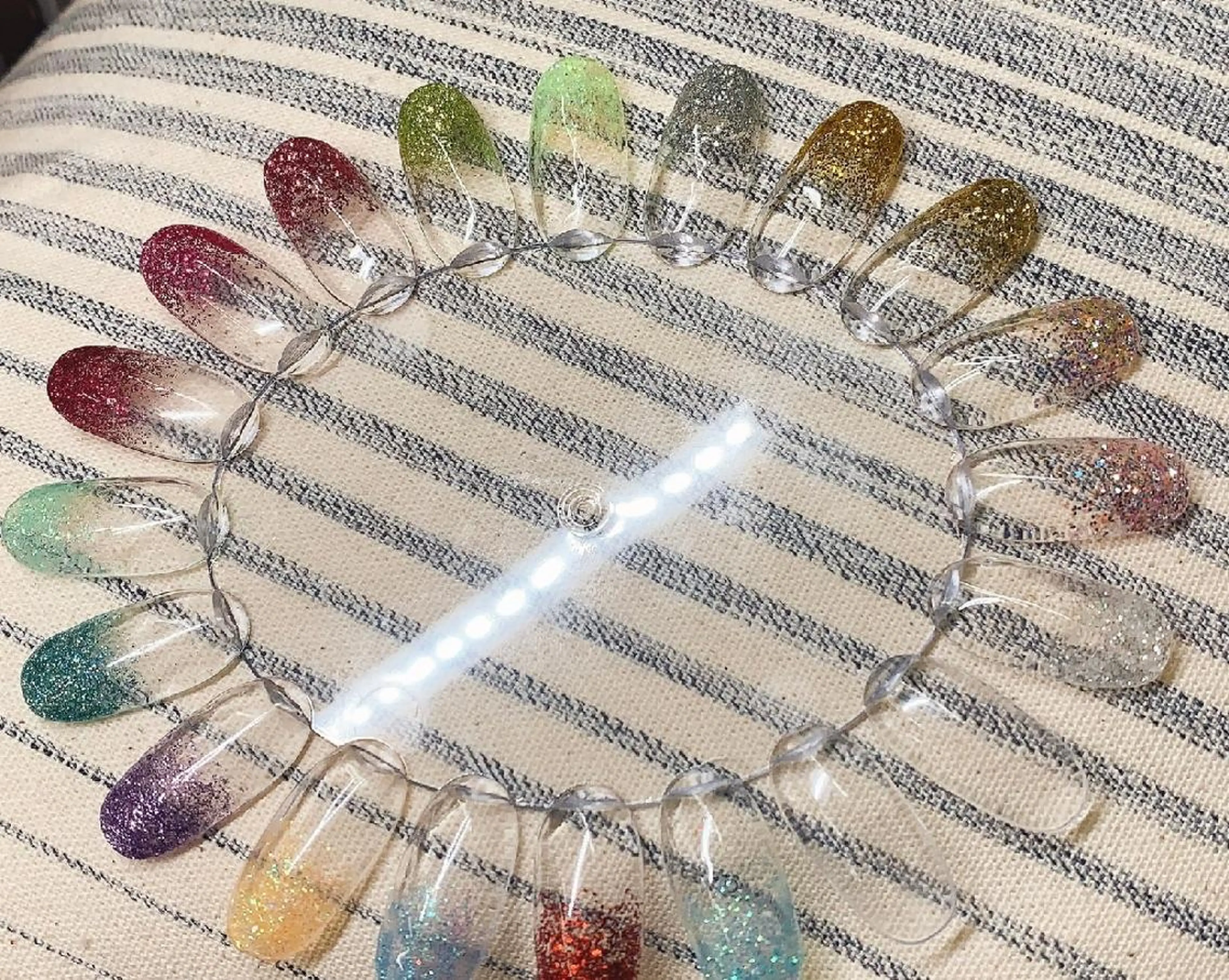 ネイル グラデーション ラメ(グリッター) ラメグラデーション BBnail ogataのネイルデザイン