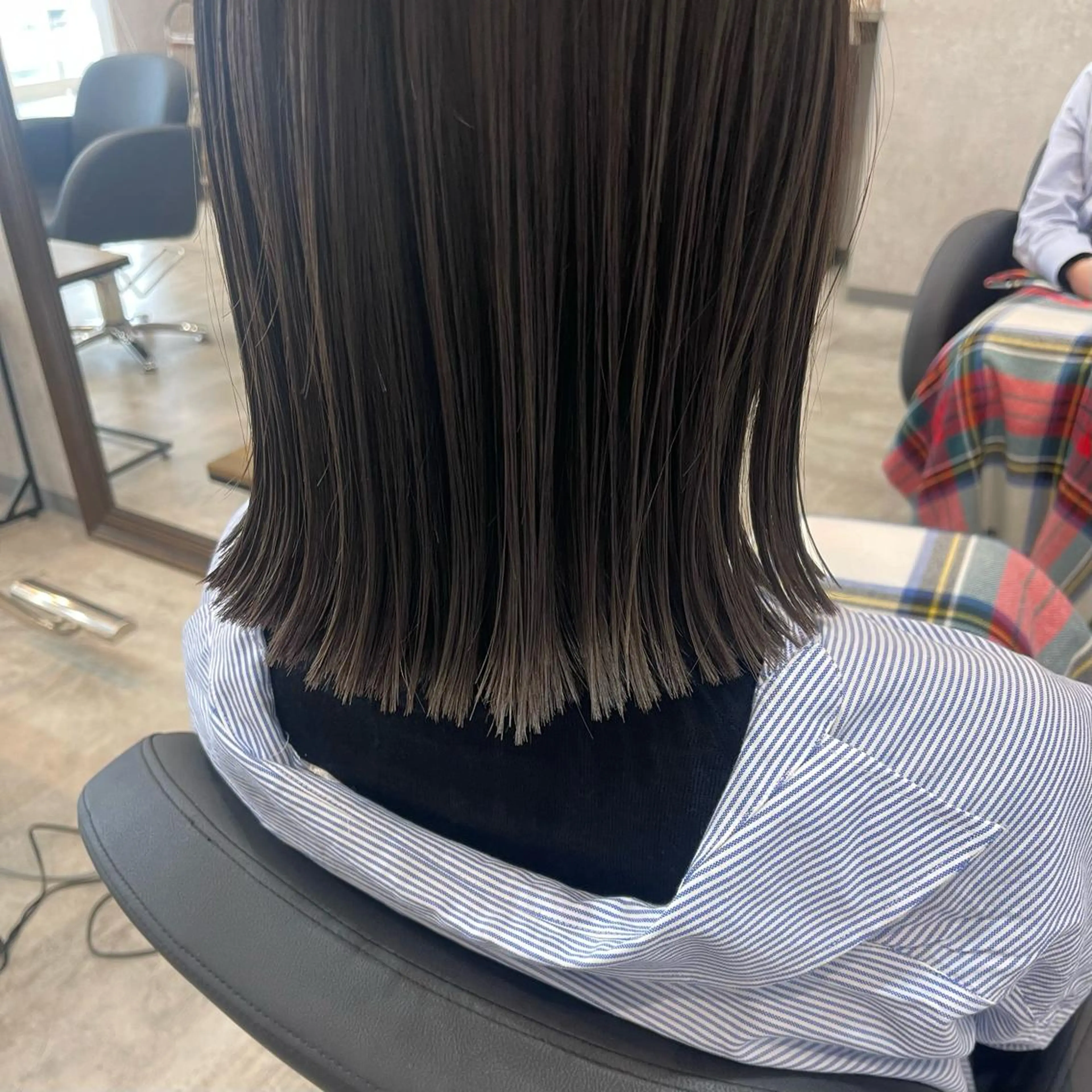 セミロング カラー ヘアアレンジ カット ヘアカラー merci.所属・🌻まさの あいり🌻のヘアスタイル